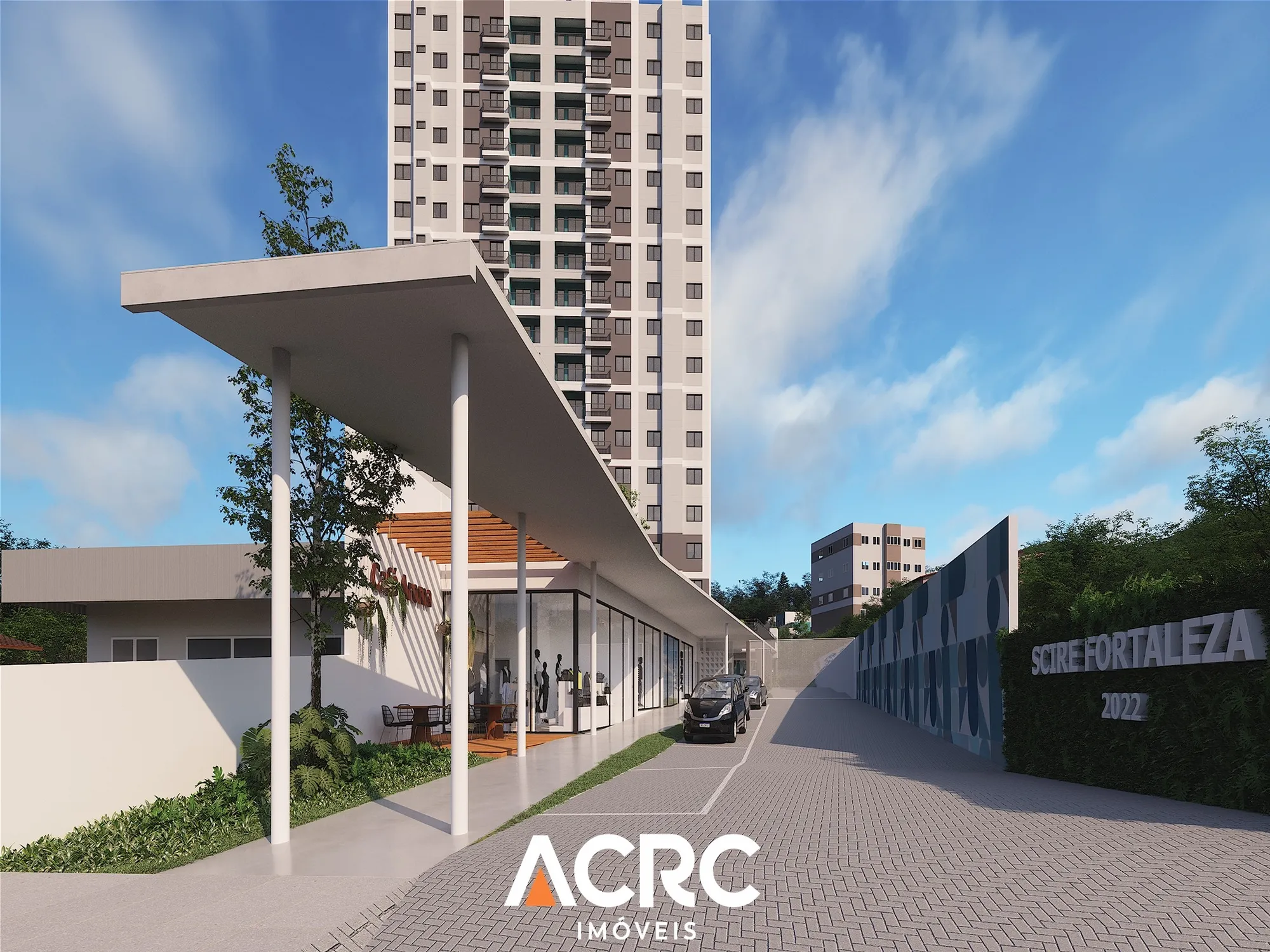 ACRC IMÓVEIS - Lançamento - Apartamento com 02 dormitórios sendo 01 suíte no bairro Fortaleza — foto 2