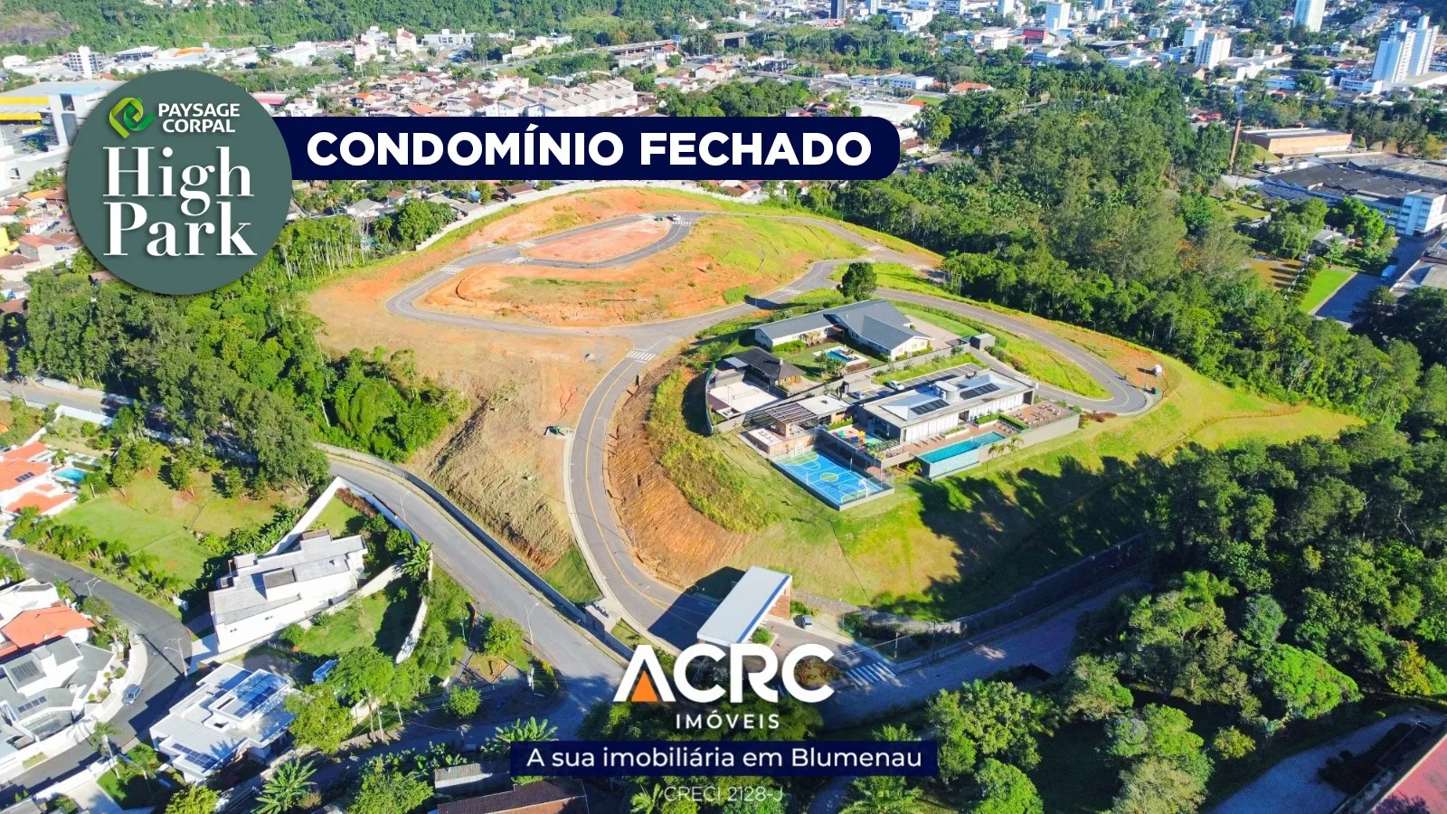 ACRC Imóveis - Terreno em condomínio fechado para venda no Bairro Itoupava Norte - foto 1