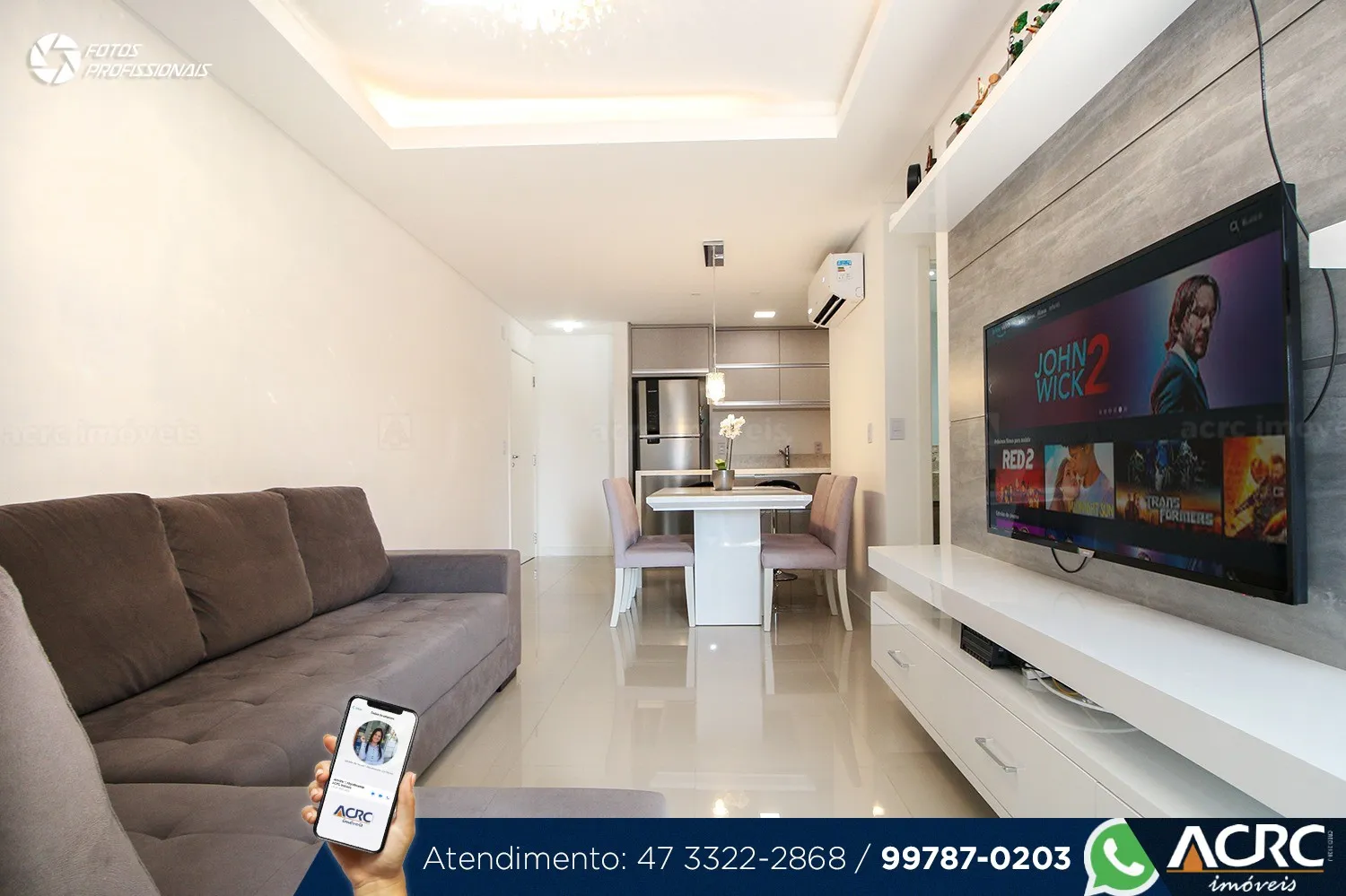 Apartamento com 03 dormitórios para venda no Bairro Itoupava Seca em Blumenau | ACRC Imóveis — foto 3
