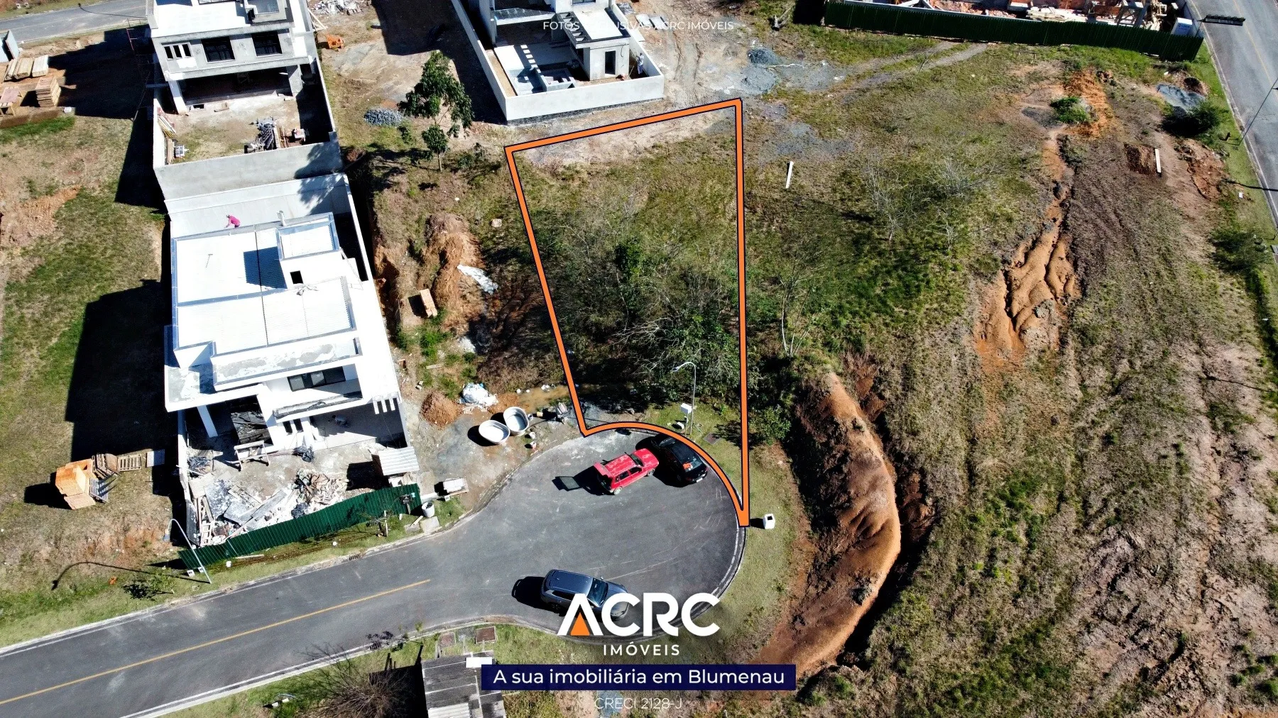 Terreno em condomínio fechado com 566,84m para venda no bairro Ponta Aguda | ACRC Imóveis — foto 3