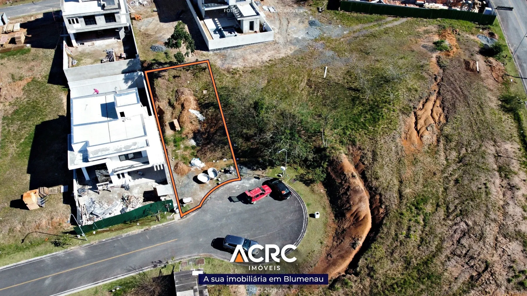 Terreno em condomínio fechado com 322,16m para venda no bairro Ponta Aguda | ACRC Imóveis — foto 3