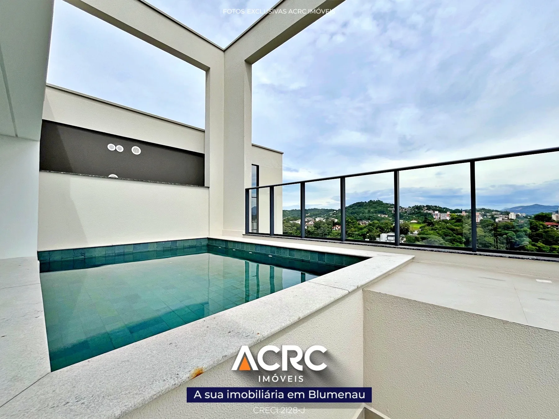 ACRC Imóveis- AP07170 - Cobertura com piscina, 03 suítes e 03 vagas de garagem no Bairro Velha em Blumenau — foto 6