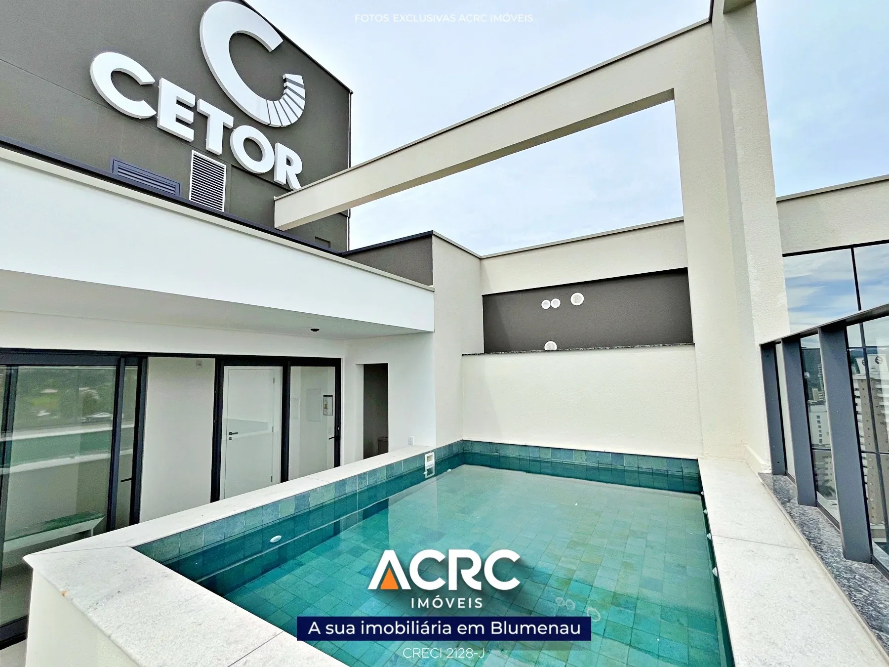 ACRC Imóveis- AP07170 - Cobertura com piscina, 03 suítes e 03 vagas de garagem no Bairro Velha em Blumenau — foto 7