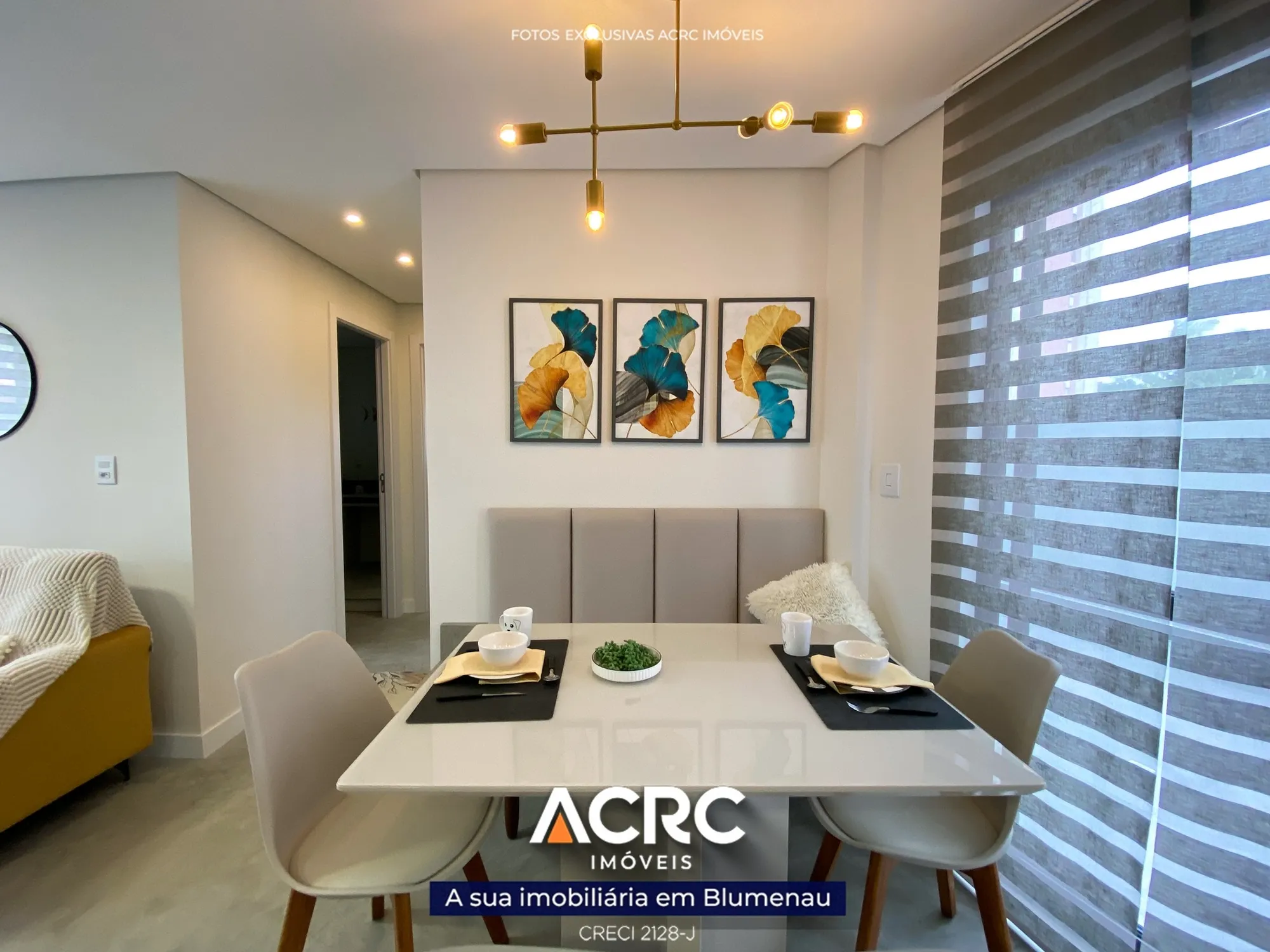 Apartamento mobiliado com 02 dormitórios para venda no bairro Itoupava Seca | ACRC Imóveis — foto 3
