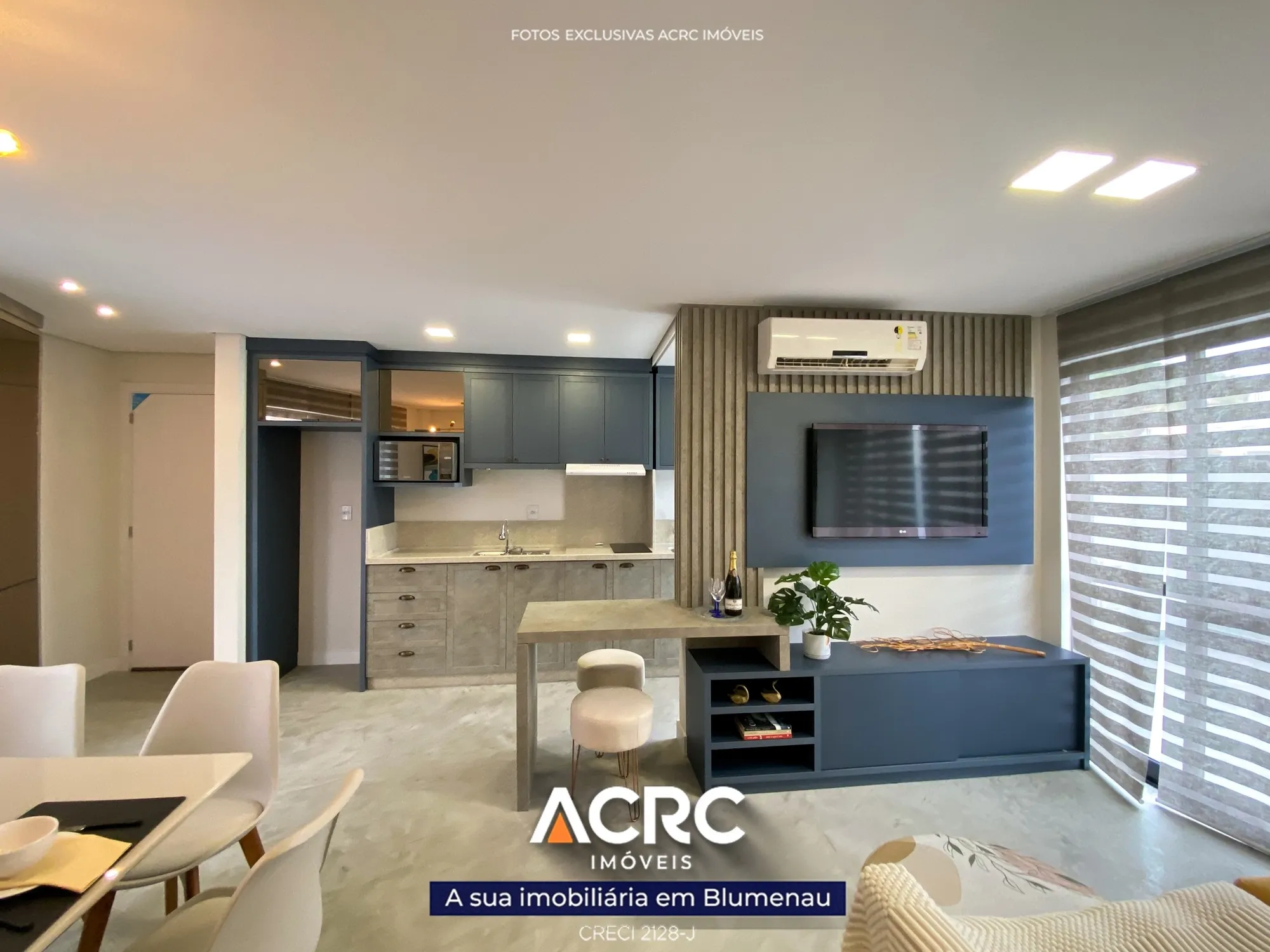 Apartamento mobiliado com 02 dormitórios para venda no bairro Itoupava Seca | ACRC Imóveis — foto 5