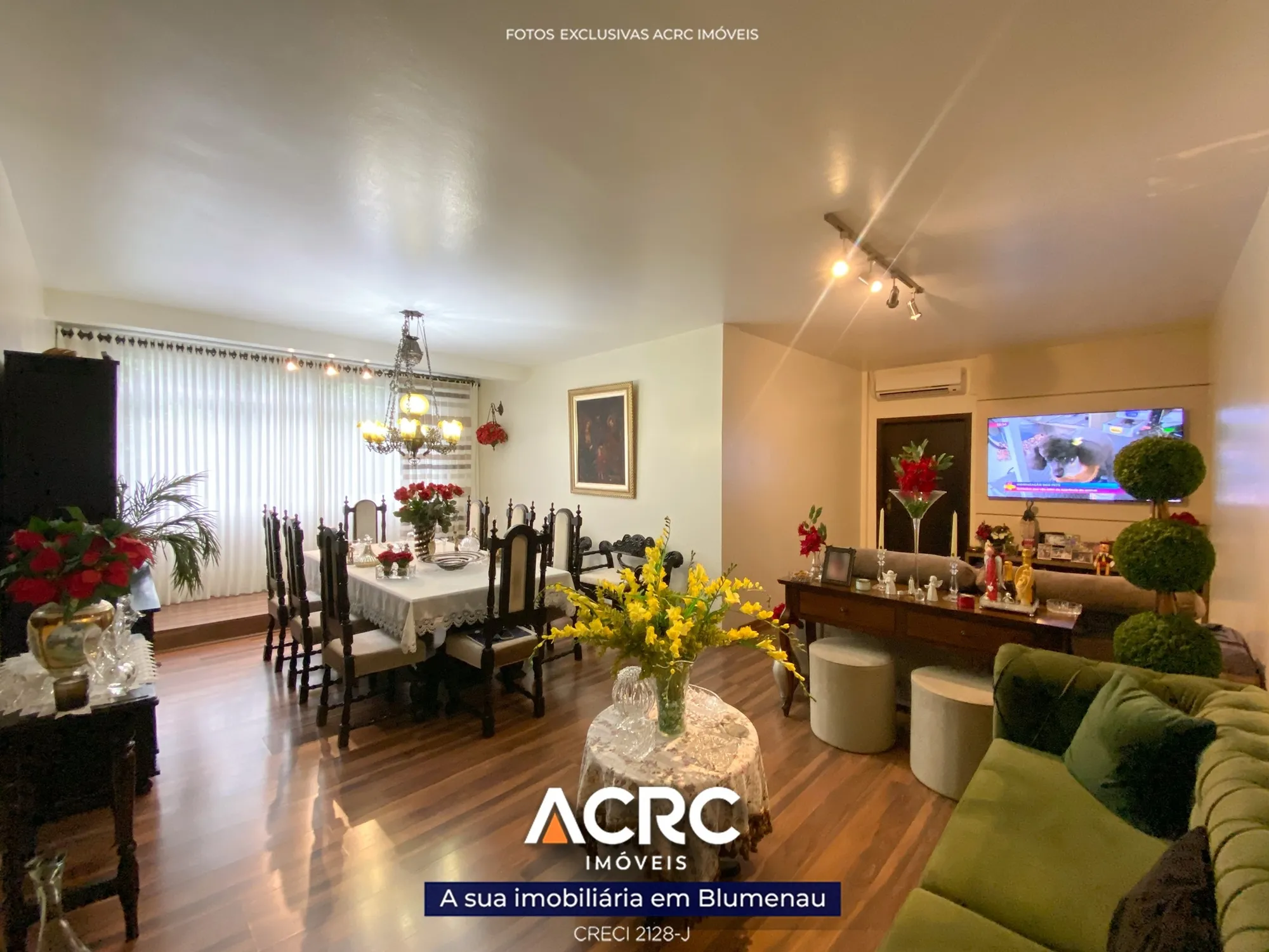 Apartamento com 03 dormitórios sendo 01 suíte para venda no Centro de Blumenau | ACRC Imóveis - foto 1