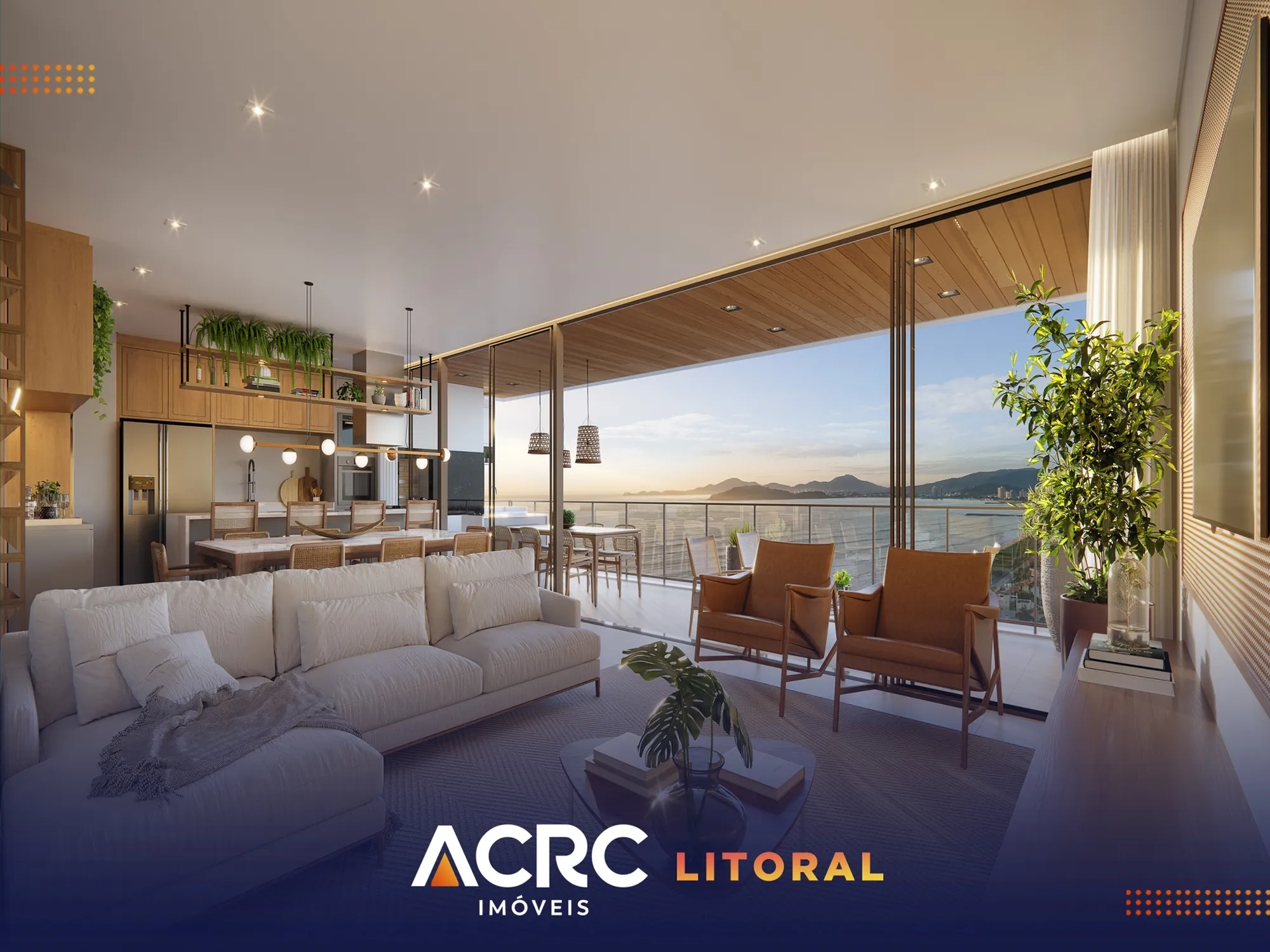 Apartamento alto padrão com 04 suítes à venda em Balneário Piçarras | ACRC Litoral - foto 1