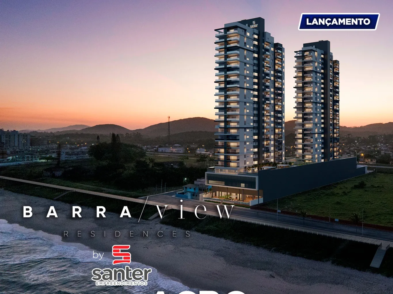 Apartamento frente mar com 02 suítes à venda em Barra Velha | ACRC Litoral - foto 1