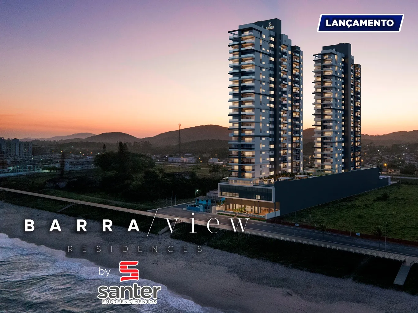 Apartamento frente mar com 03 dormitórios à venda em Barra Velha | ACRC Litoral - foto 1