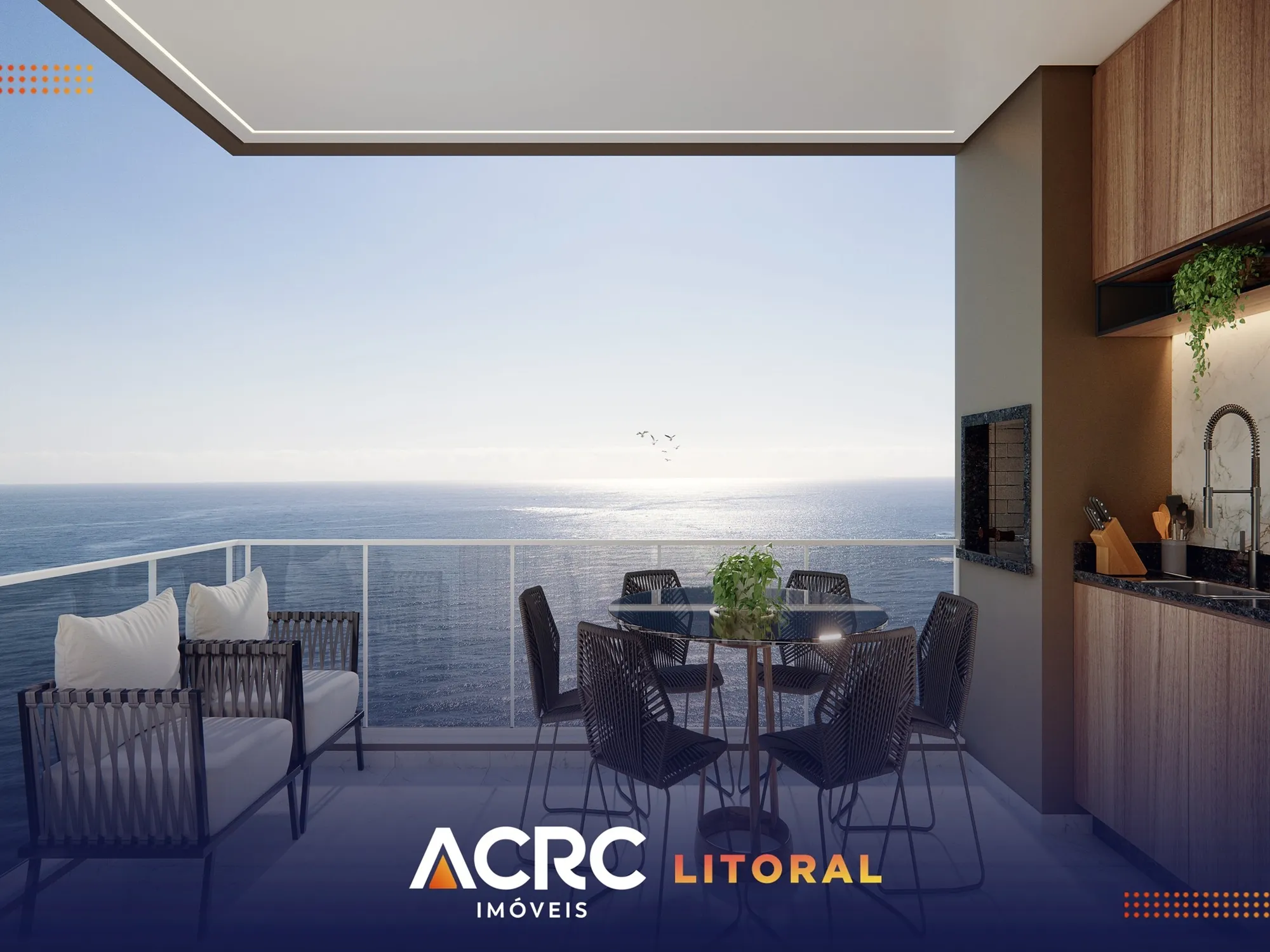 Apartamento frente mar com 03 dormitórios à venda em Barra Velha | ACRC Litoral — foto 2