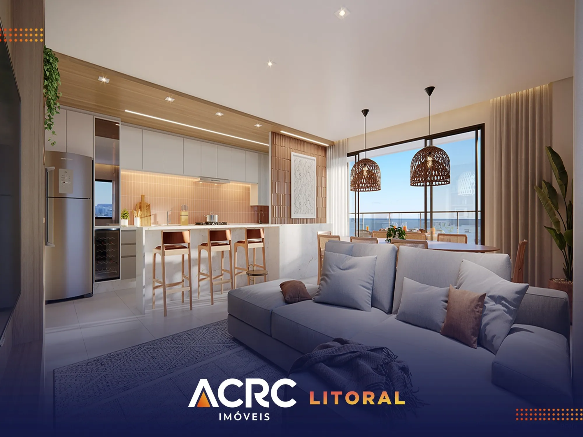 Apartamento pé na areia à venda em Barra Velha | ACRC Litoral — foto 3