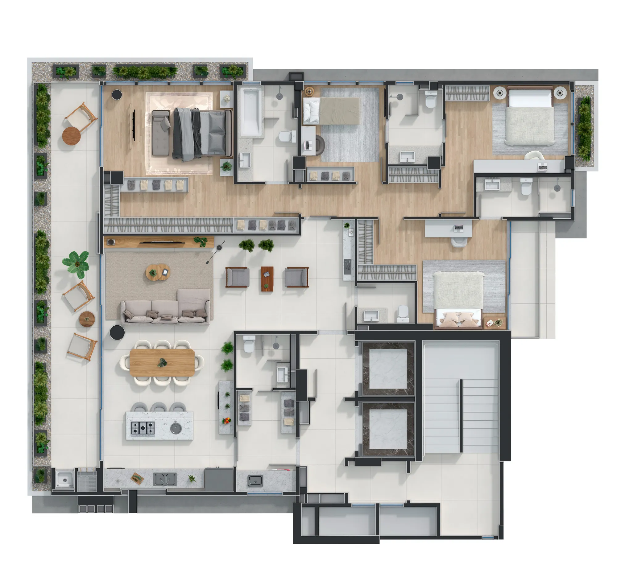 Apartamento alto padrão no bairro Jardim Blumenau | ACRC Imóveis — foto 5