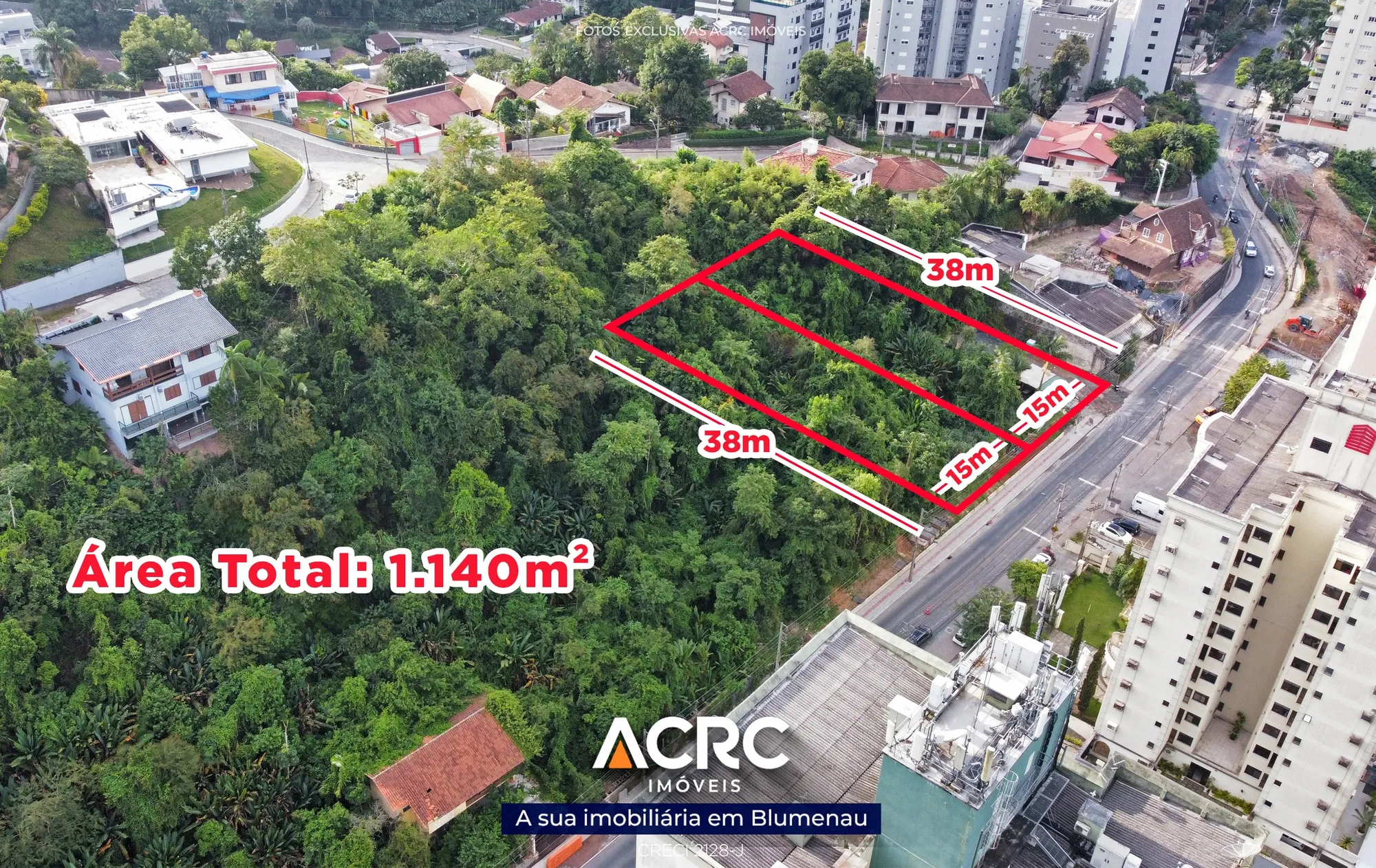 ACRC imóveis - Terreno para venda em Blumenau no bairro Vila Formosa - foto 1