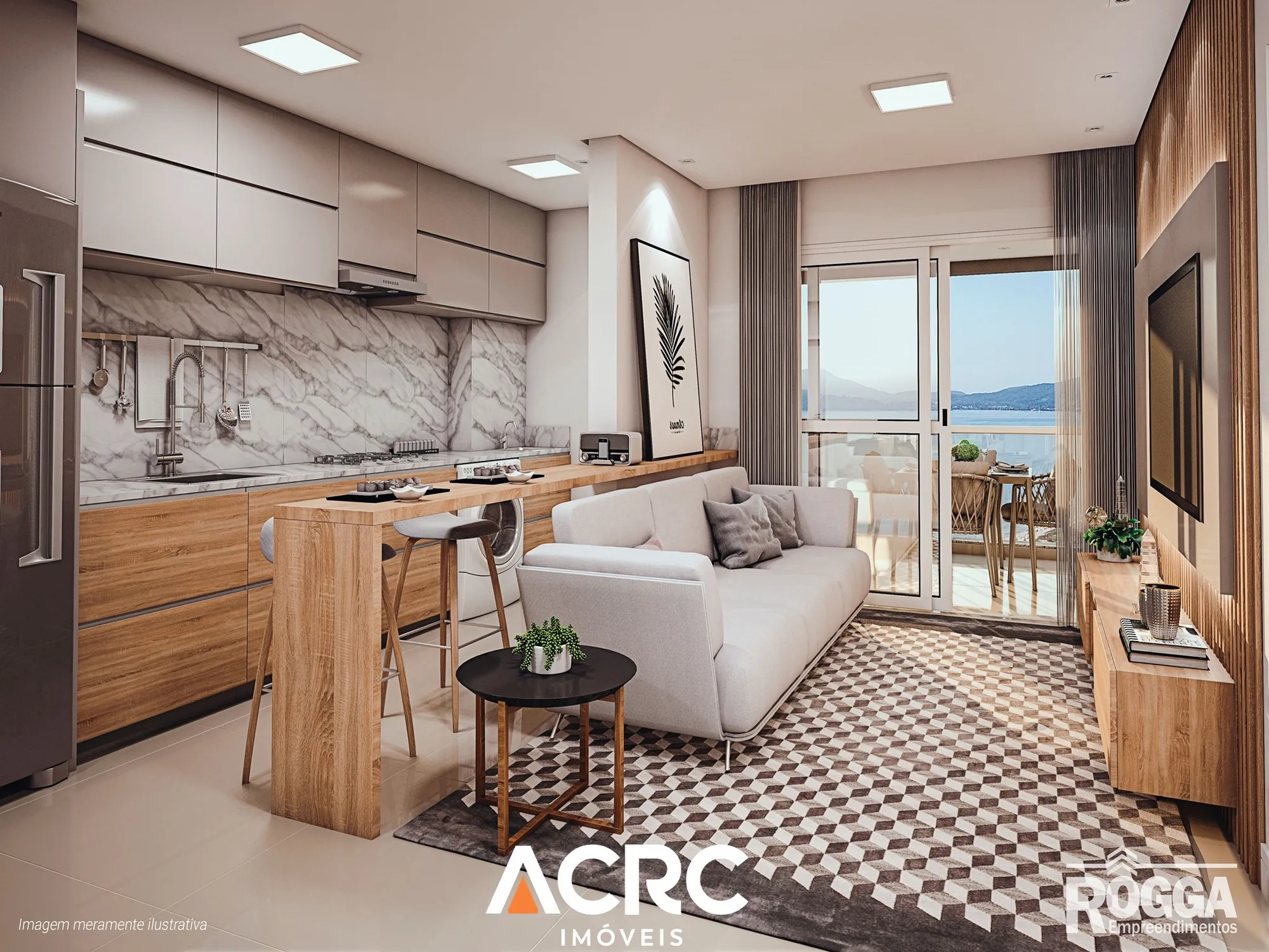 ACRC Imóveis - Summer Home Club - Apartamento Frente Mar em Balneário Piçarras - foto 1