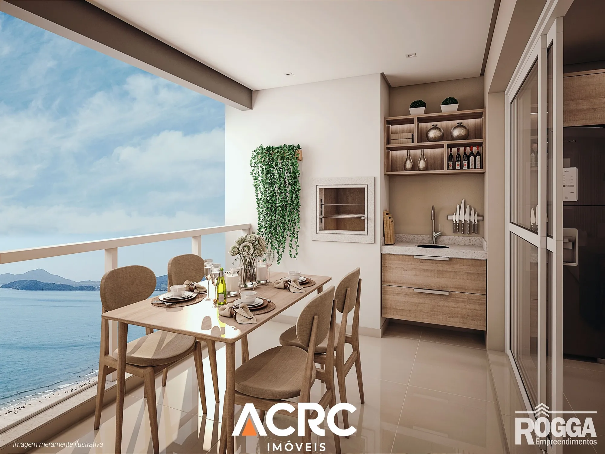 ACRC Imóveis - Summer Home Club - Apartamento Frente Mar em Balneário Piçarras — foto 2