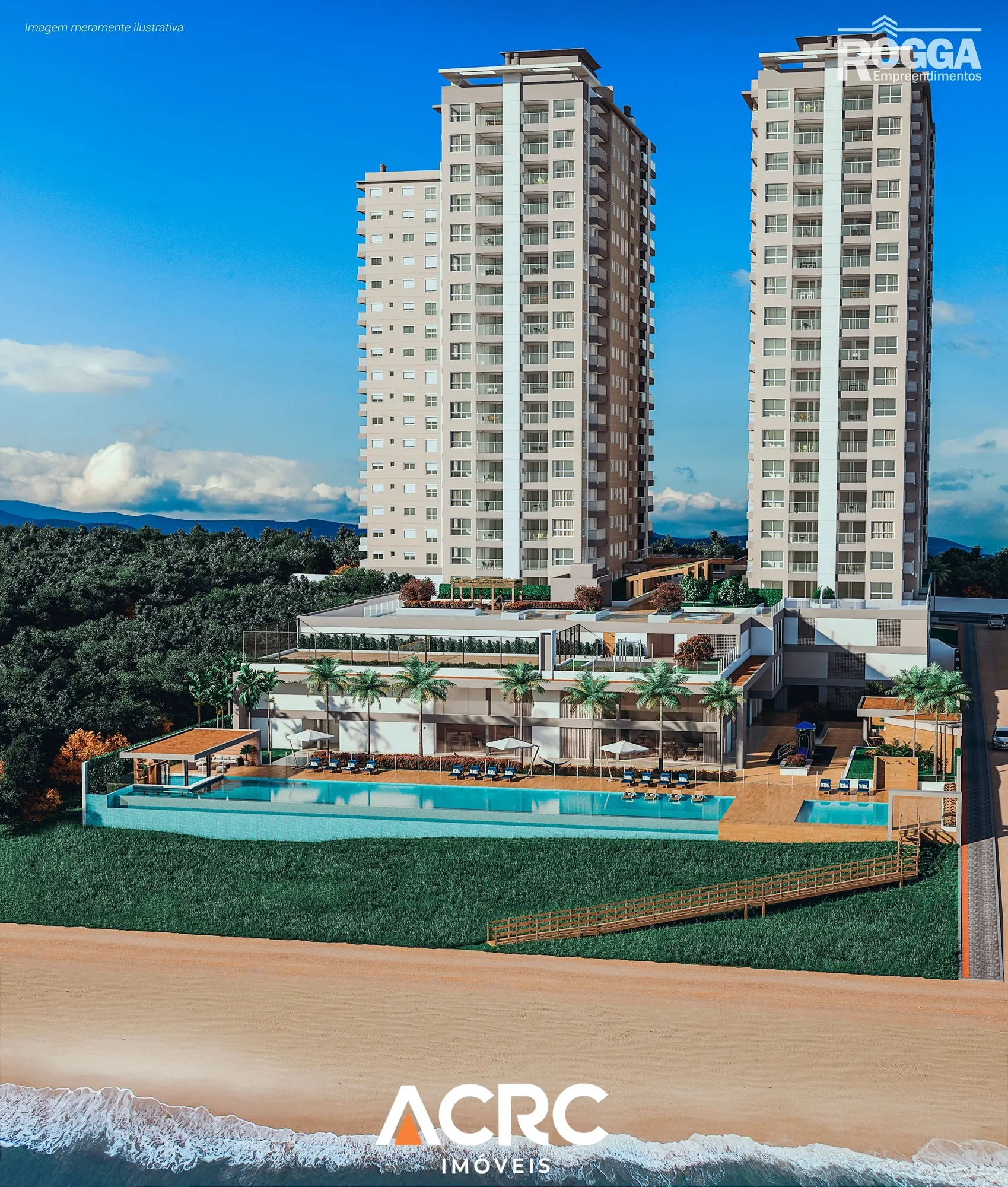 ACRC Imóveis - Summer Home Club - Apartamento Frente Mar em Balneário Piçarras — foto 4