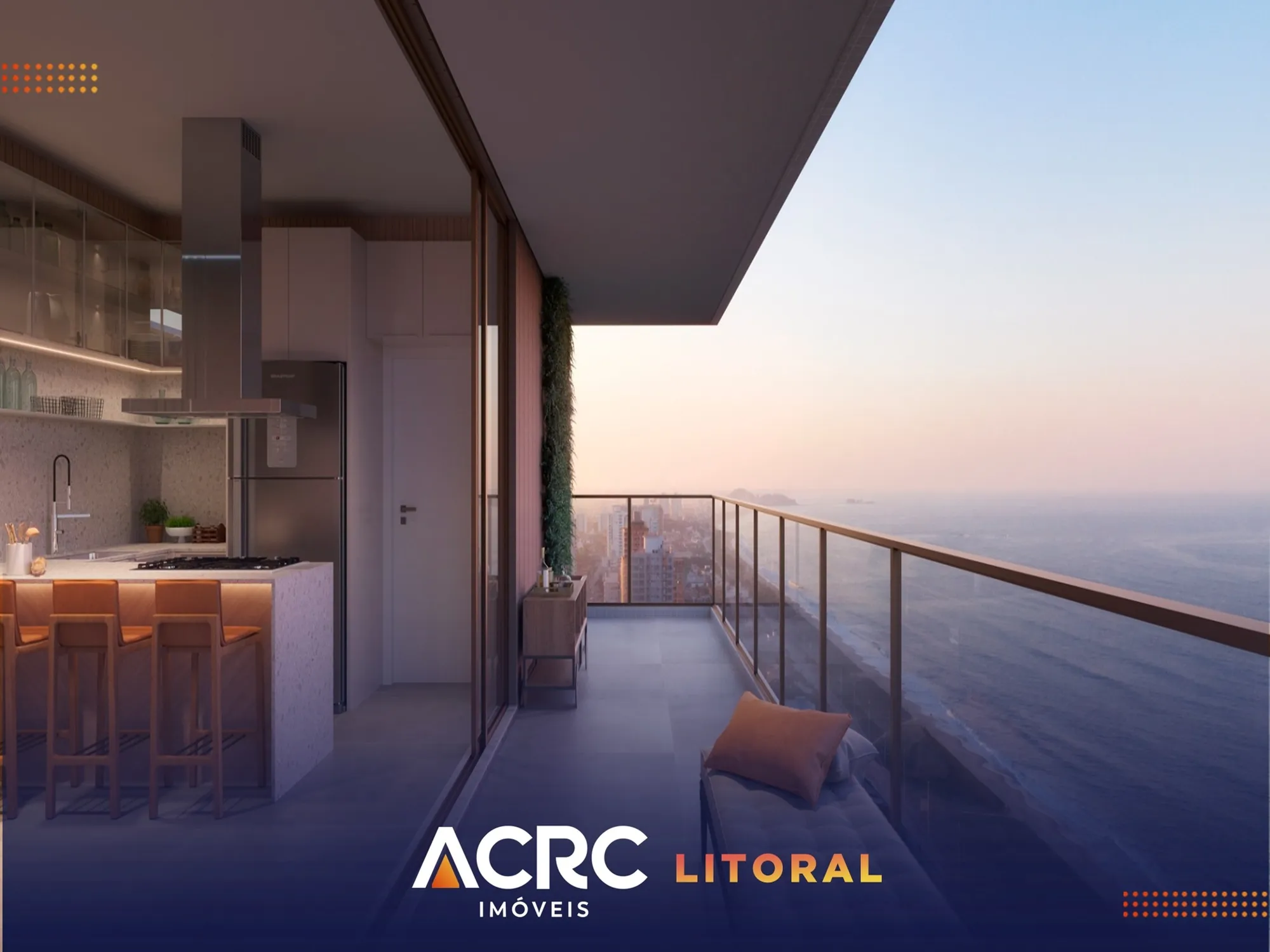 Apartamento alto padrão frente mar à venda em Balneário Piçarras | ACRC Litoral — foto 2
