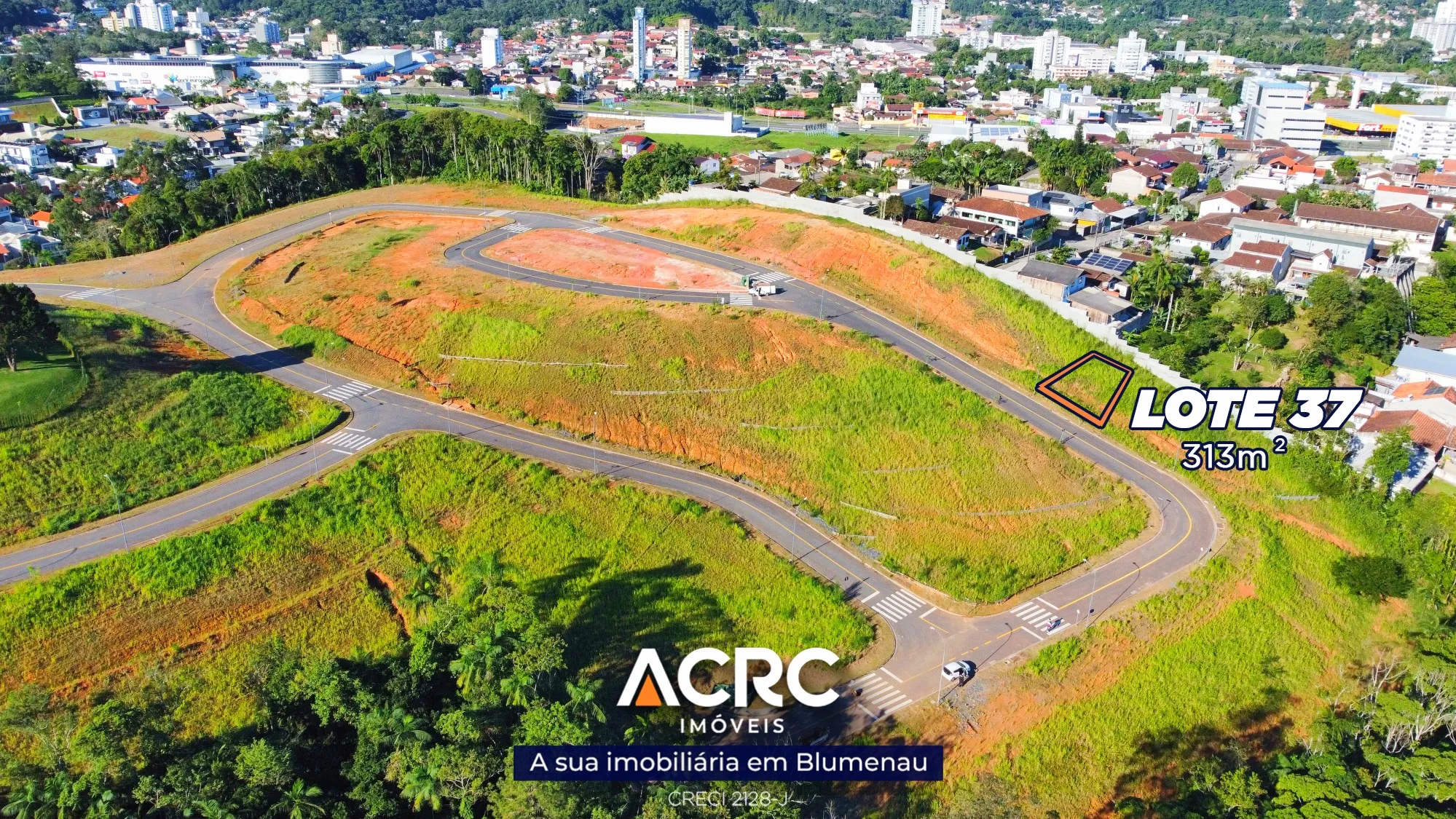 ACRC Imóveis - Terreno em condomínio fechado para venda no Bairro Itoupava Norte — foto 3