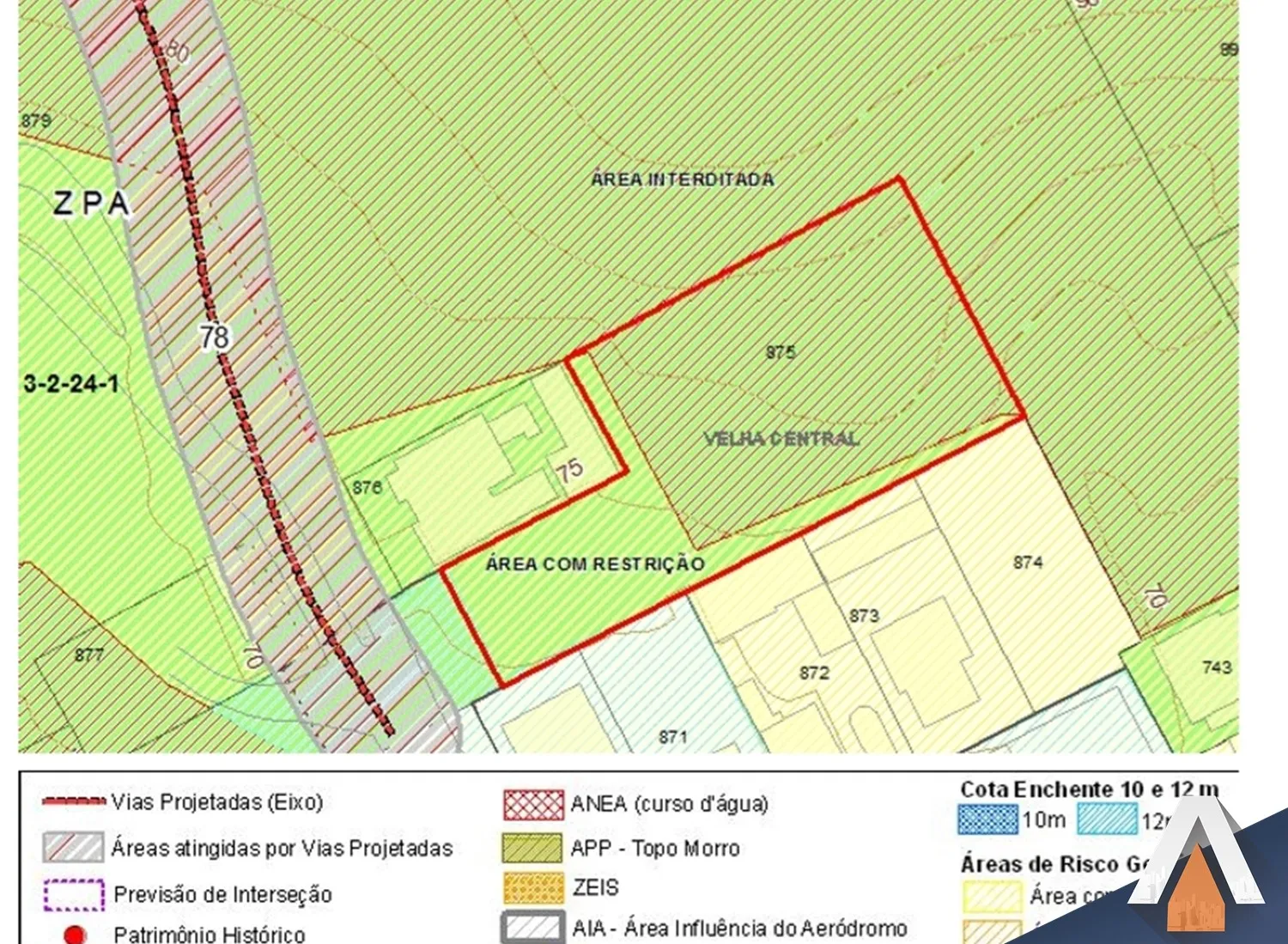 ACRC Imóvel - Terreno com 1.740m de área total para venda no Bairro Velha Central — foto 5