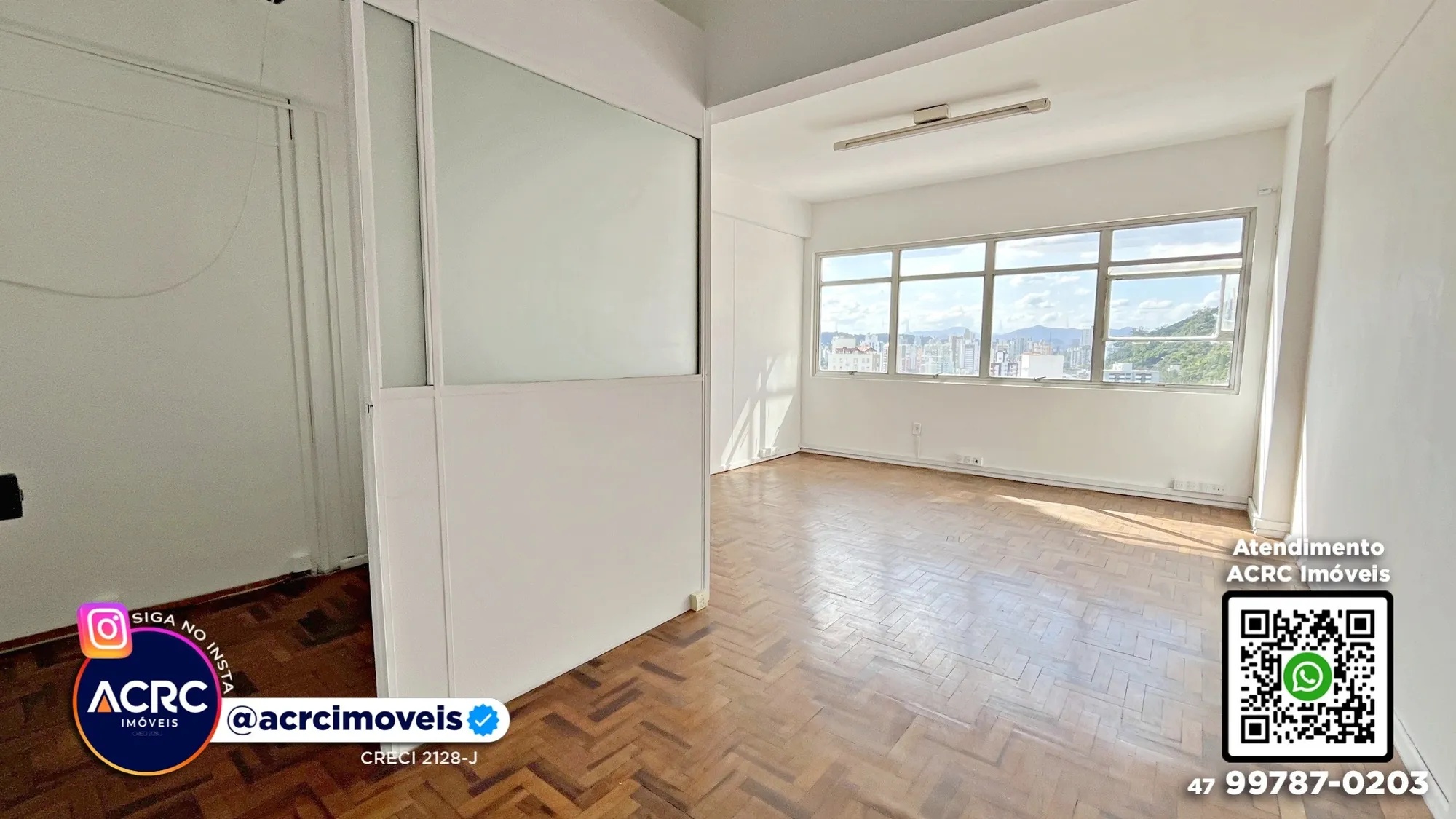 ACRC Imóveis - SA01376 - Sala para Locação no Centro de Blumenau — foto 2