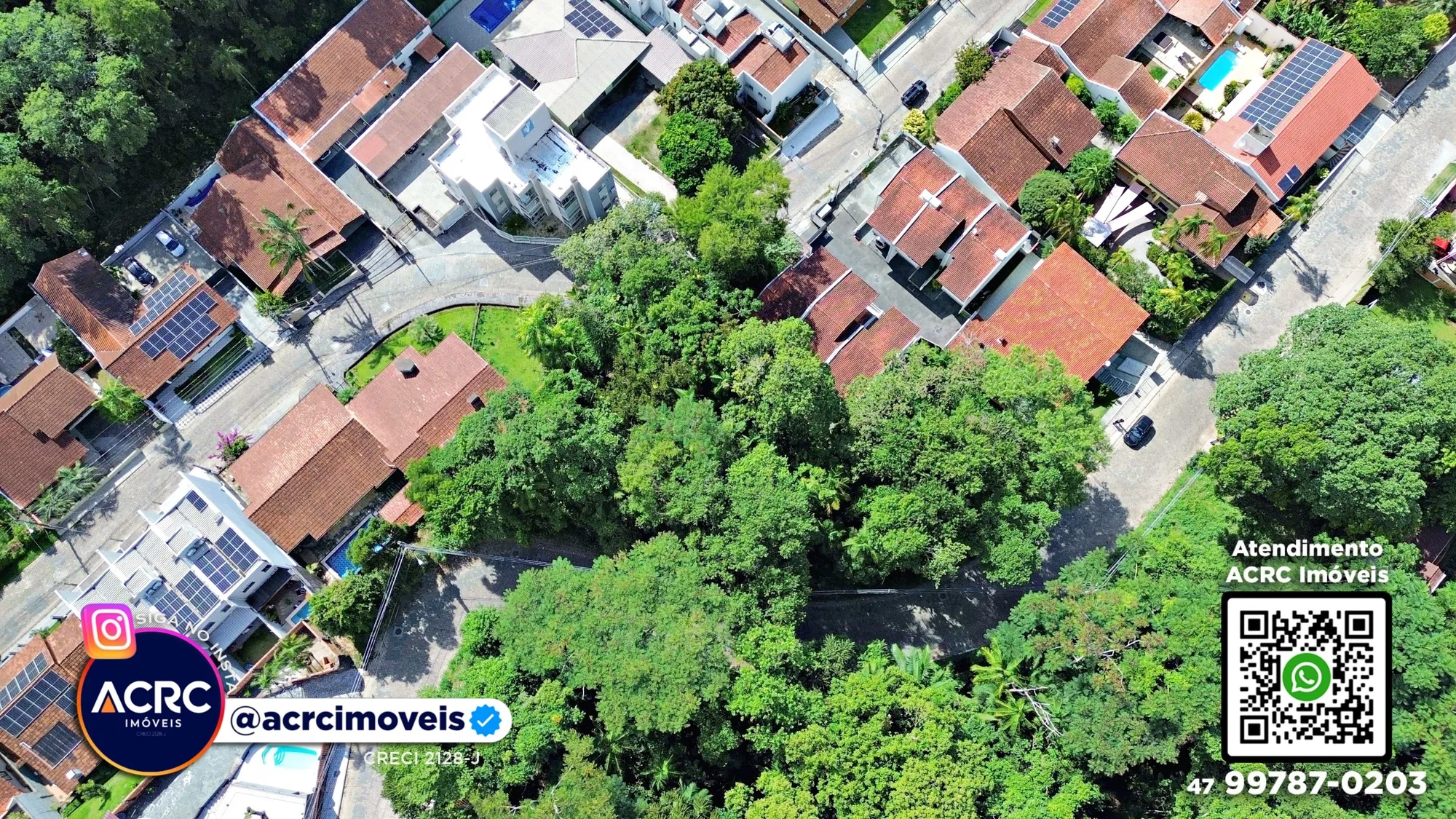 ACRC Imóveis - TE01348 - Terreno com um total de 438,02m a Venda no Bairro Velha em Blumenau — foto 2