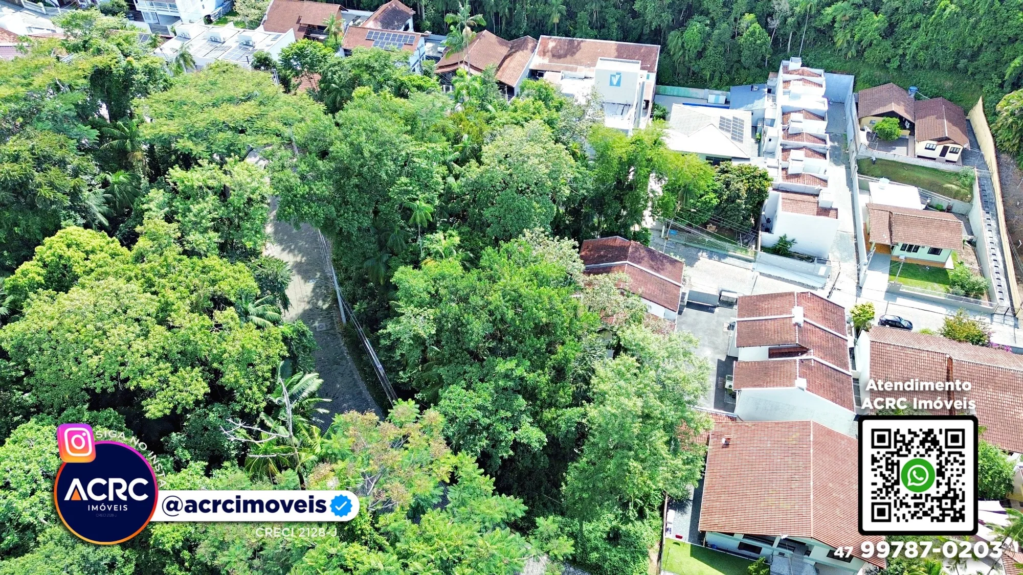 ACRC Imóveis - TE01348 - Terreno com um total de 438,02m a Venda no Bairro Velha em Blumenau — foto 3