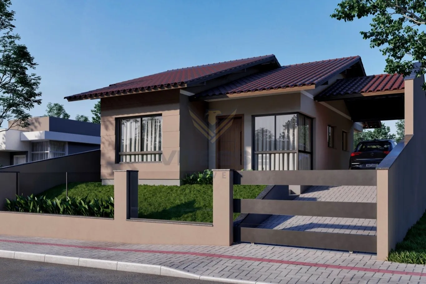 Casa em construção à venda no bairro Estrada das Areias - Indaial/SC - foto 1