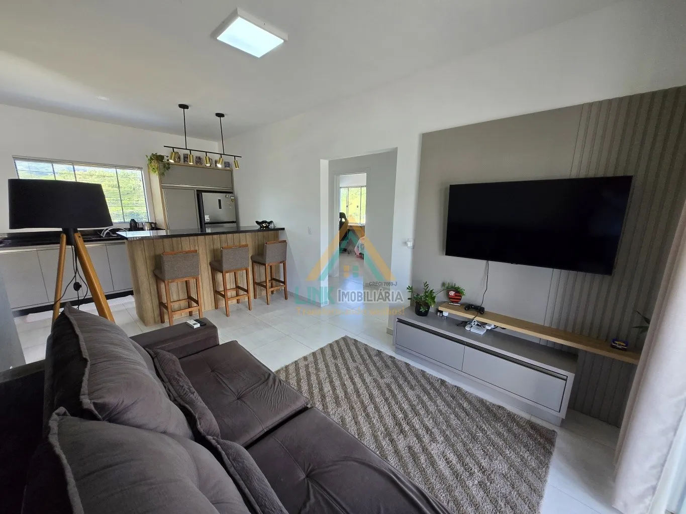 Casa no Condomínio Residencial Ecohaus, no Bairro Pomerode Fundos na Cidade de Pomerode, com 87,69m de Área construída. - foto 1