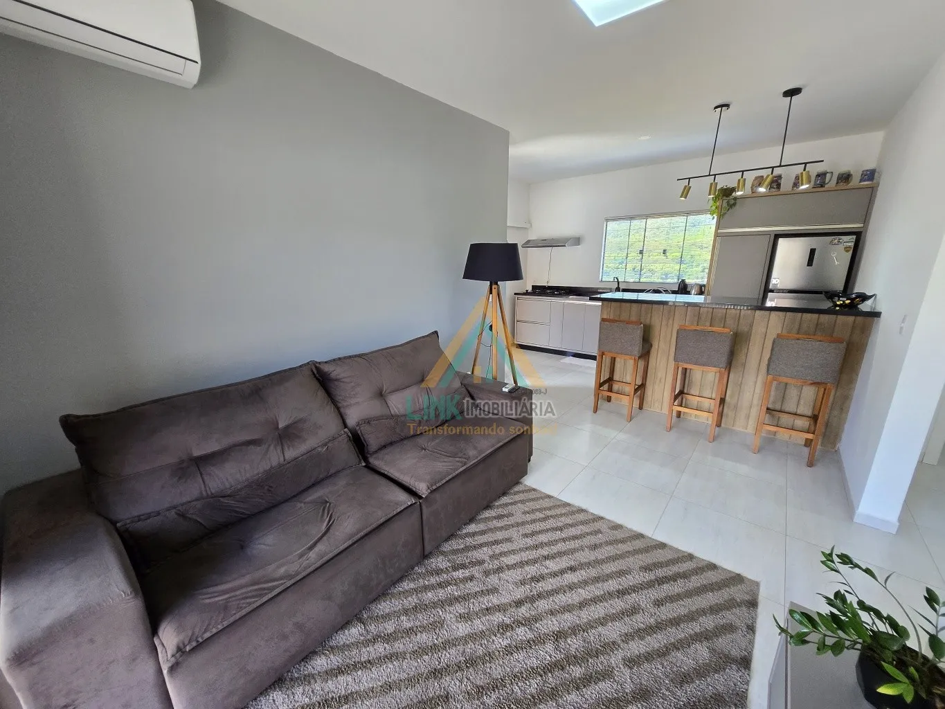 Casa no Condomínio Residencial Ecohaus, no Bairro Pomerode Fundos na Cidade de Pomerode, com 87,69m de Área construída. — foto 2