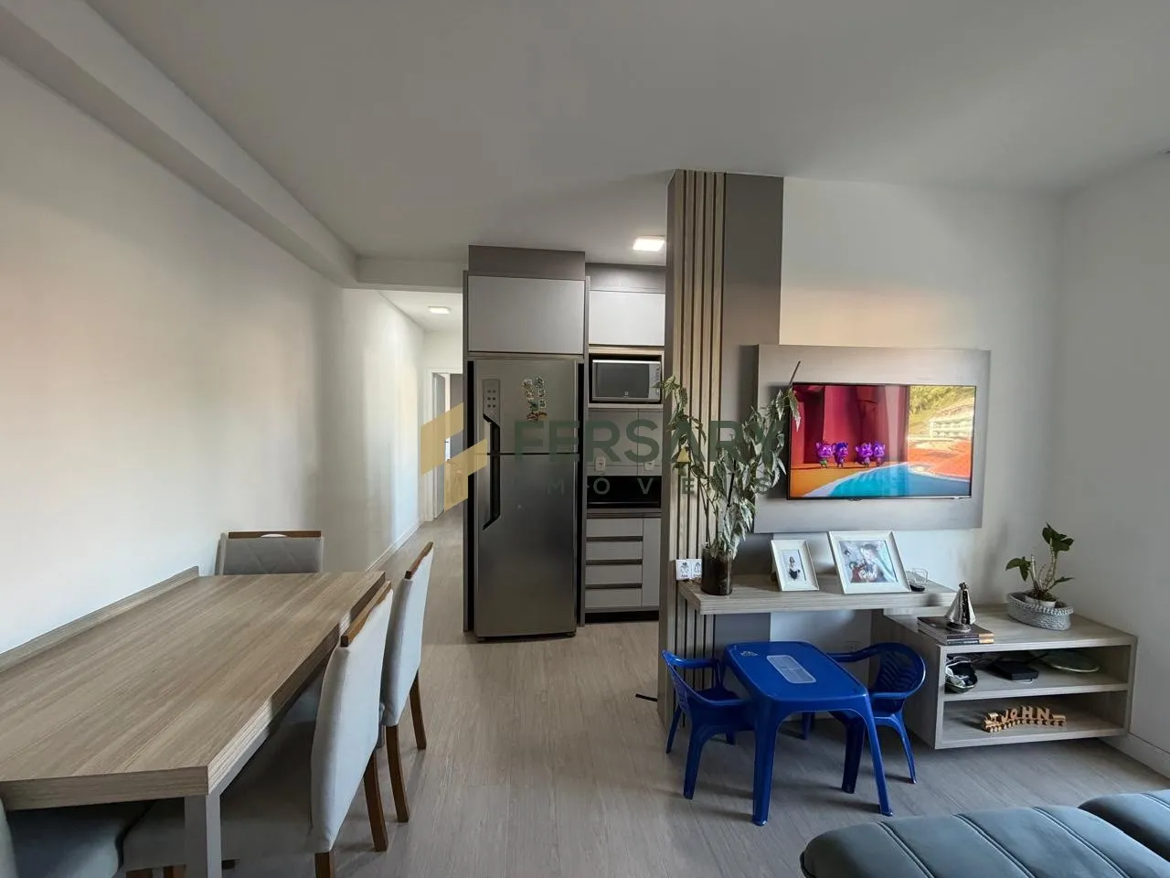 Apartamento em Blumenau com 02 Quartos com móveis sob medida. — foto 4