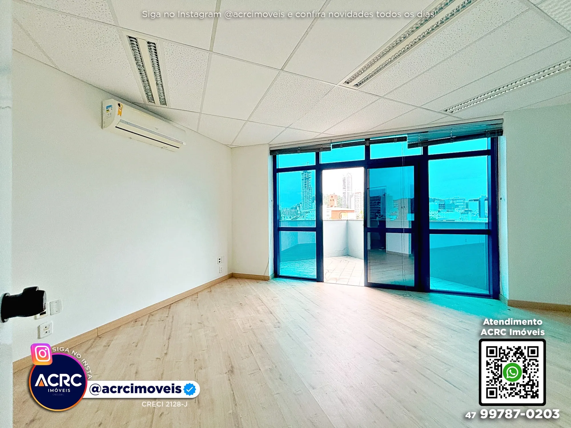 ACRC Imóveis - SA01384 - Sala comercial para Locação no Bairro Centro de Blumenau — foto 6