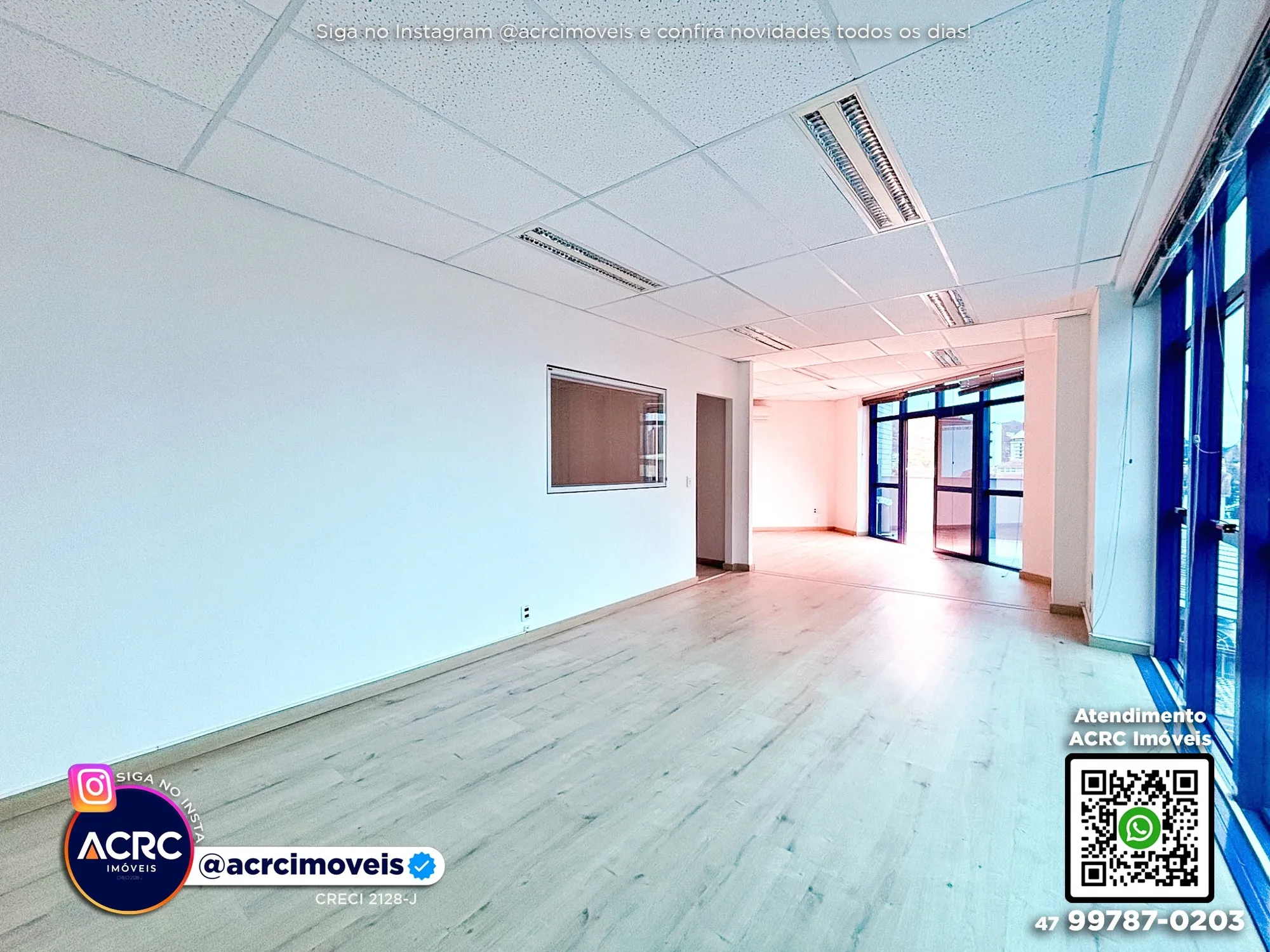 ACRC Imóveis - SA01384 - Sala comercial para Locação no Bairro Centro de Blumenau — foto 7
