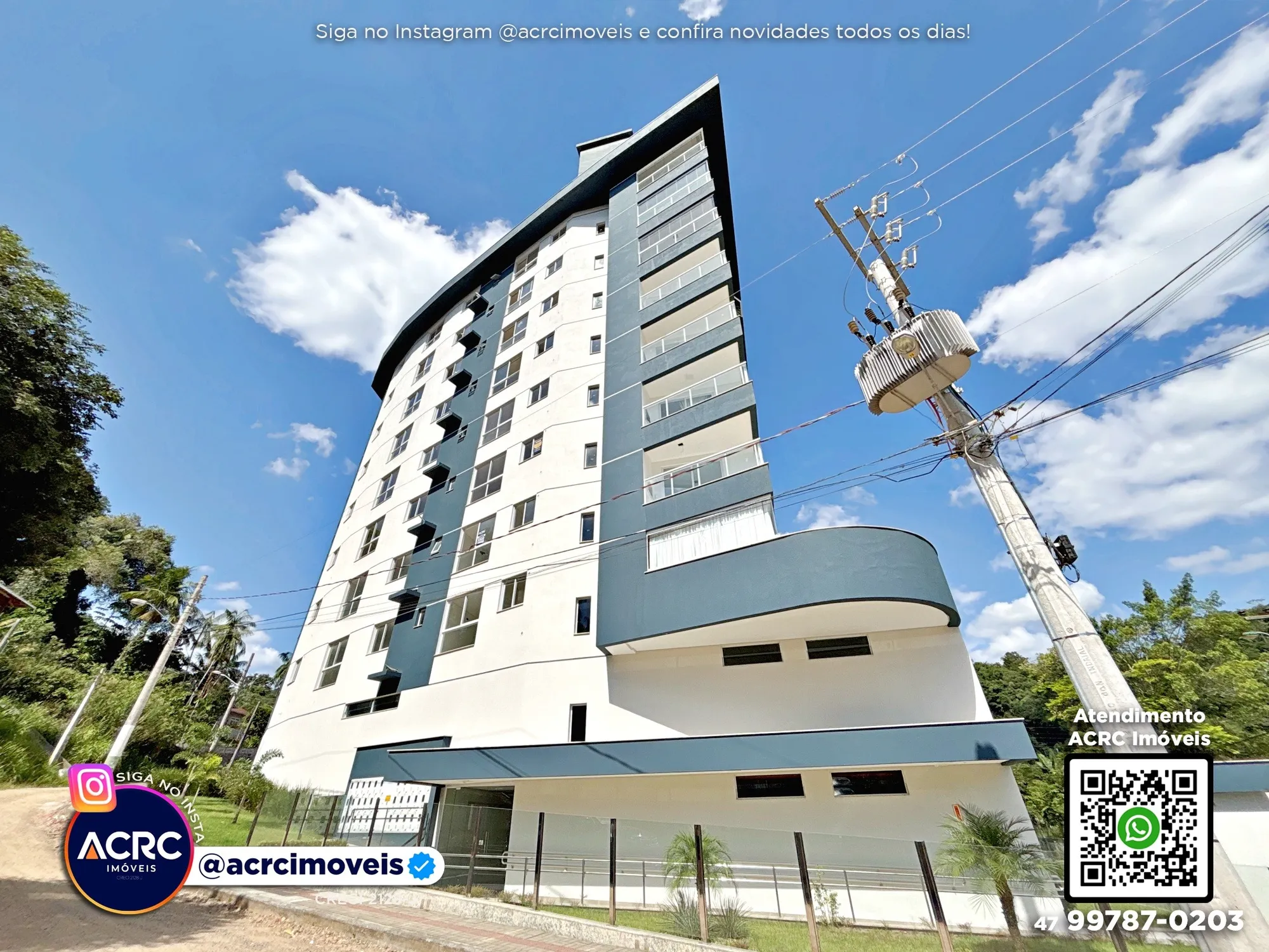 ACRC Imóveis - AP10106 - Apartamento a Venda no Bairro Fortaleza em Blumenau — foto 2