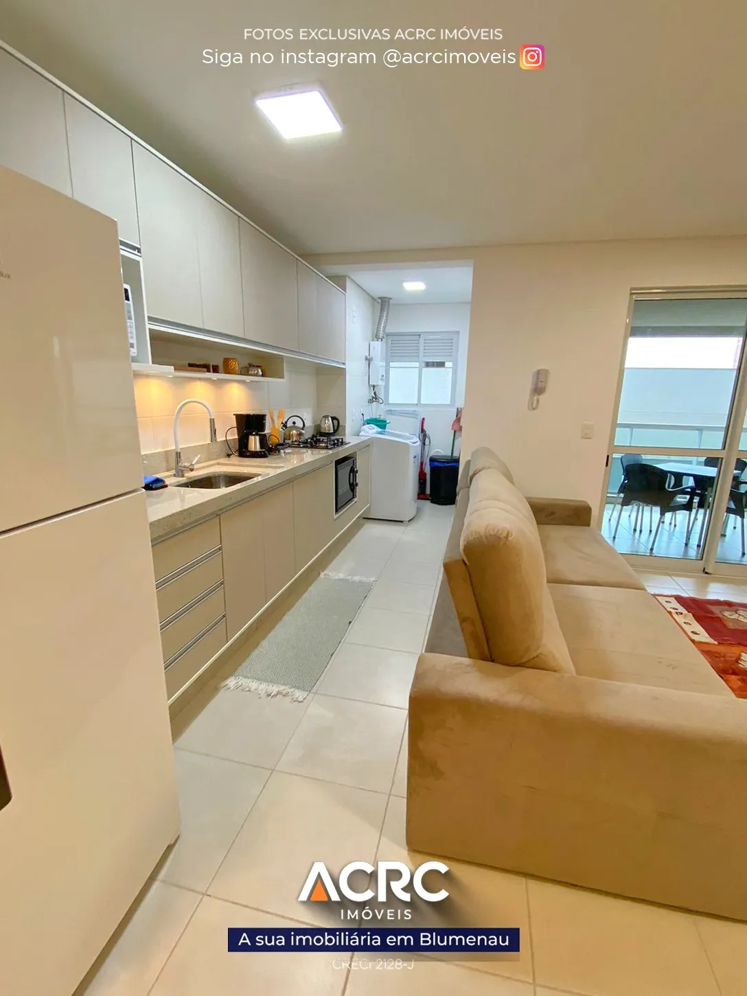 ACRC Imóveis - Apartamento para venda no residencial Bali Beach, com 03 dormitórios sendo 01 suíte e 01 vaga de garagem — foto 3