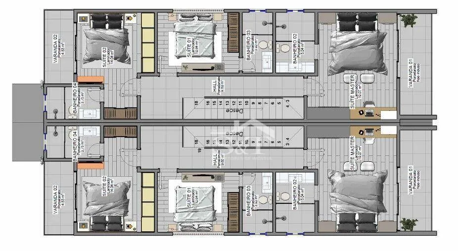 Lindo Sobrado 4 Dormitórios 4 bwcs Bem Localizado Ingleses! — foto 3