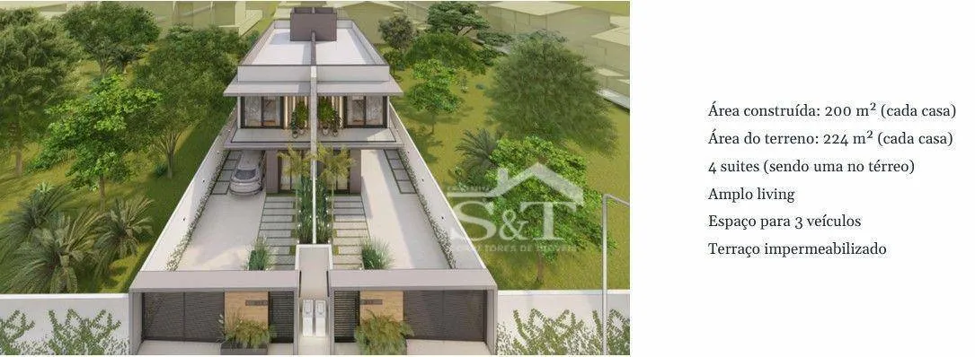 Lindo Sobrado Pronto Para Morar 4 Dormitórios e 4 Banheiros Na Parai Dos Ingleses! — foto 4