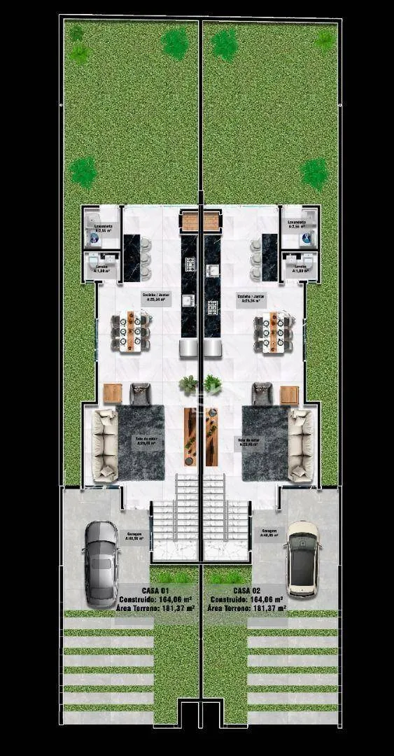 Lindo Sobrado 02 Com 3 Suítes Em Construção Na Praia Dos Ingleses! — foto 5