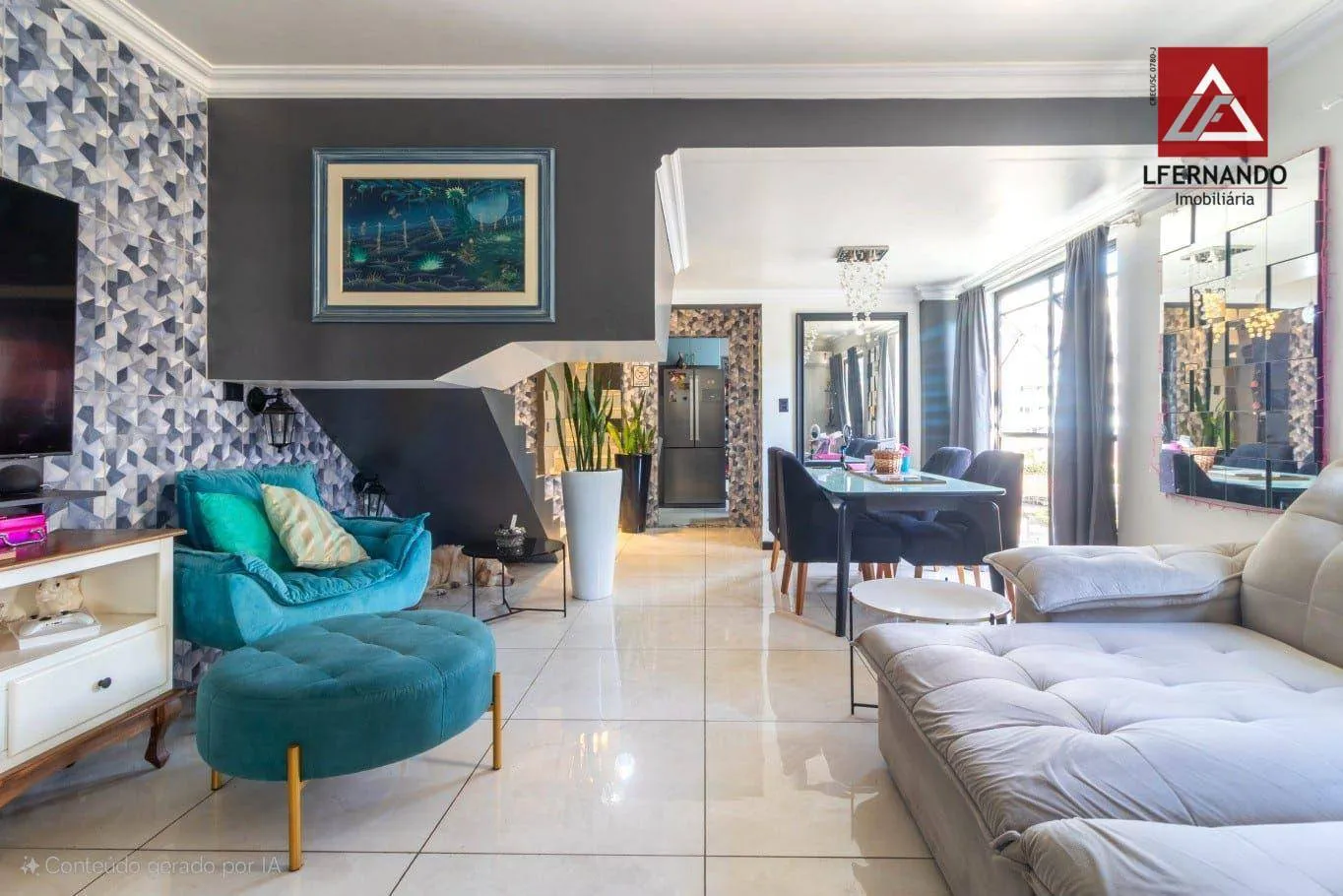 Apartamento Duplex com 3 dormitórios, sendo 1 suíte à venda, 150 m por R$ 1.100.000 - Ponta Aguda - Blumenau/SC - foto 1