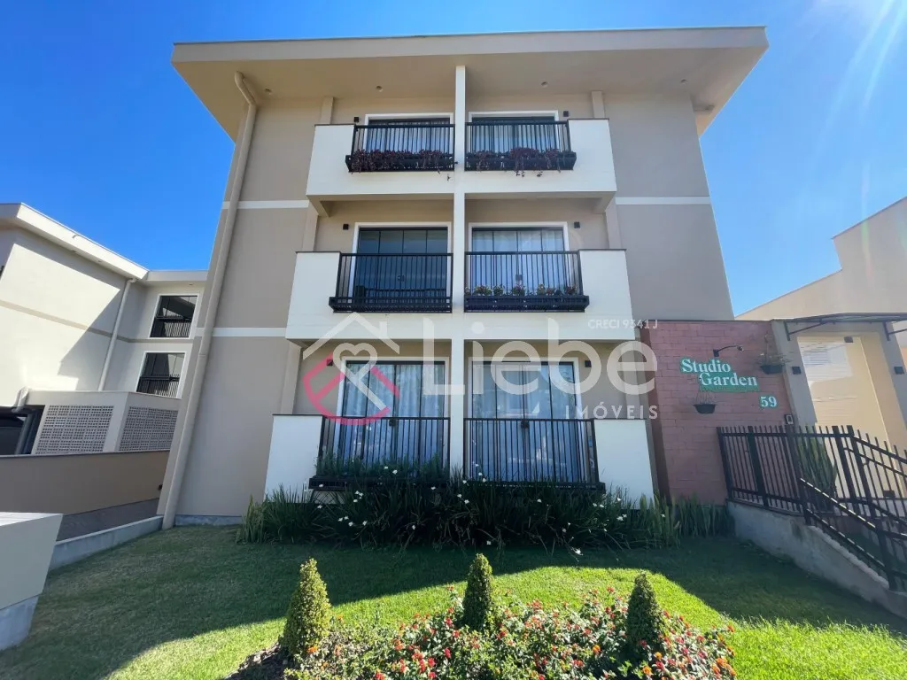 Lindo STUDIO Totalmente MOBILIADO e DECORADO no Condomínio Residencial ALice XXXV - Studio Garden com 30,62m de área privativa no centro da cidade de Pomerode. - foto 1