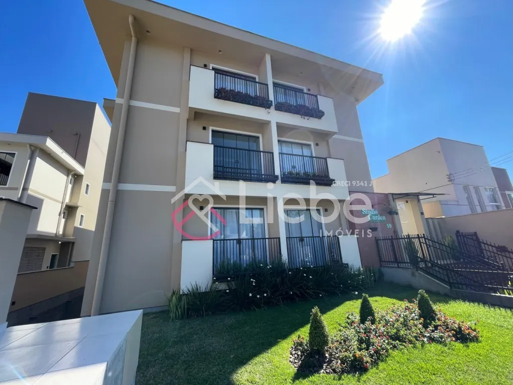 Lindo STUDIO Totalmente MOBILIADO e DECORADO no Condomínio Residencial ALice XXXV - Studio Garden com 30,62m de área privativa no centro da cidade de Pomerode. — foto 2