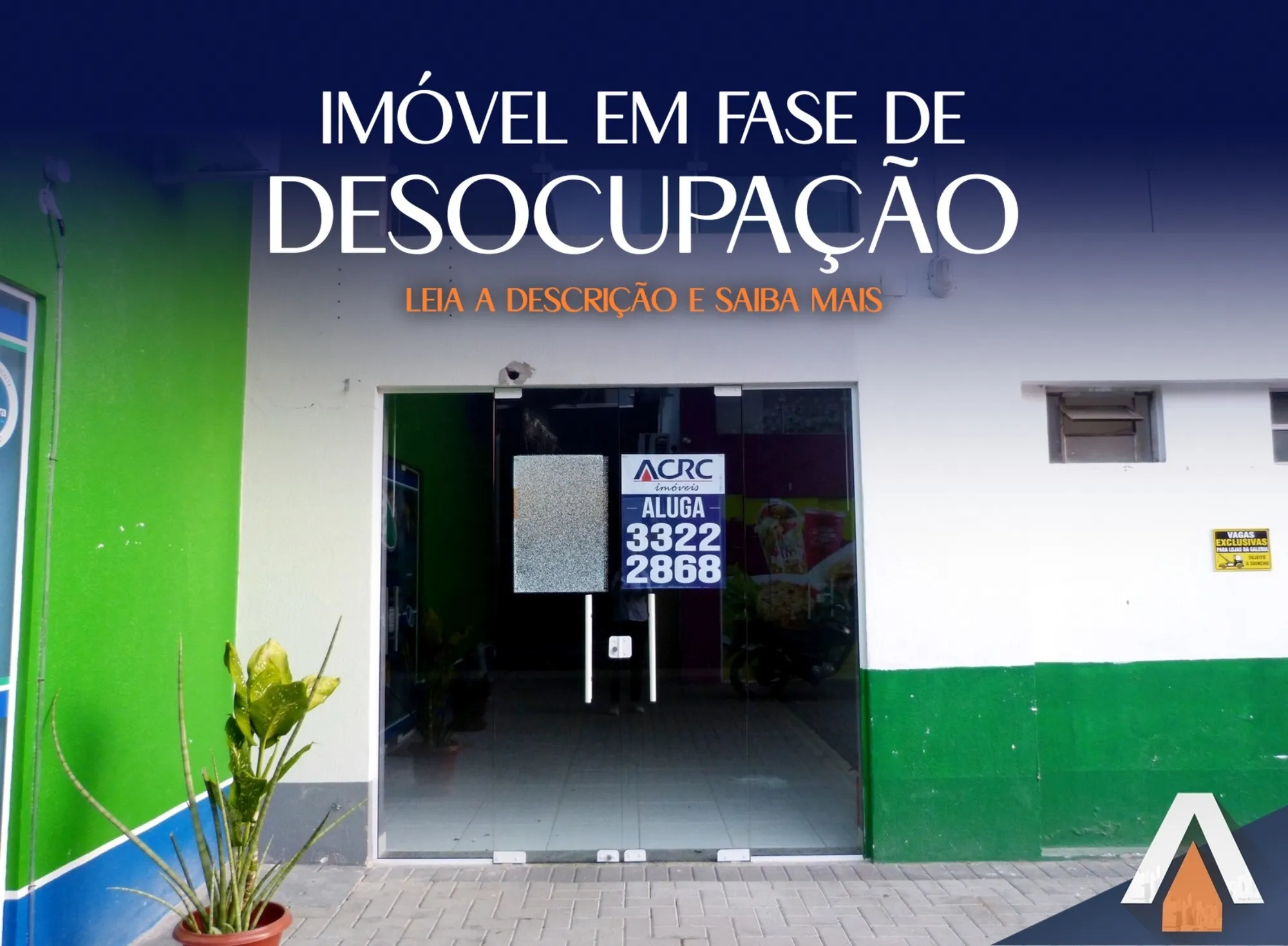 ACRC Imóveis - LJ00533 - Loja comercial para Locação no Centro de Blumenau - foto 1