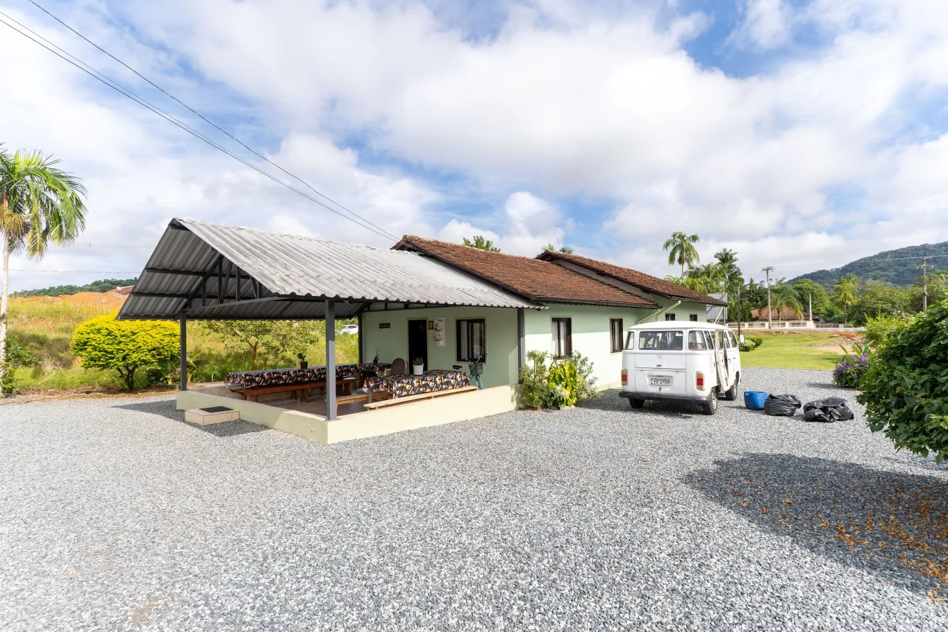 Terreno plano localizado às margens de rodovia em Pomerode. — foto 2