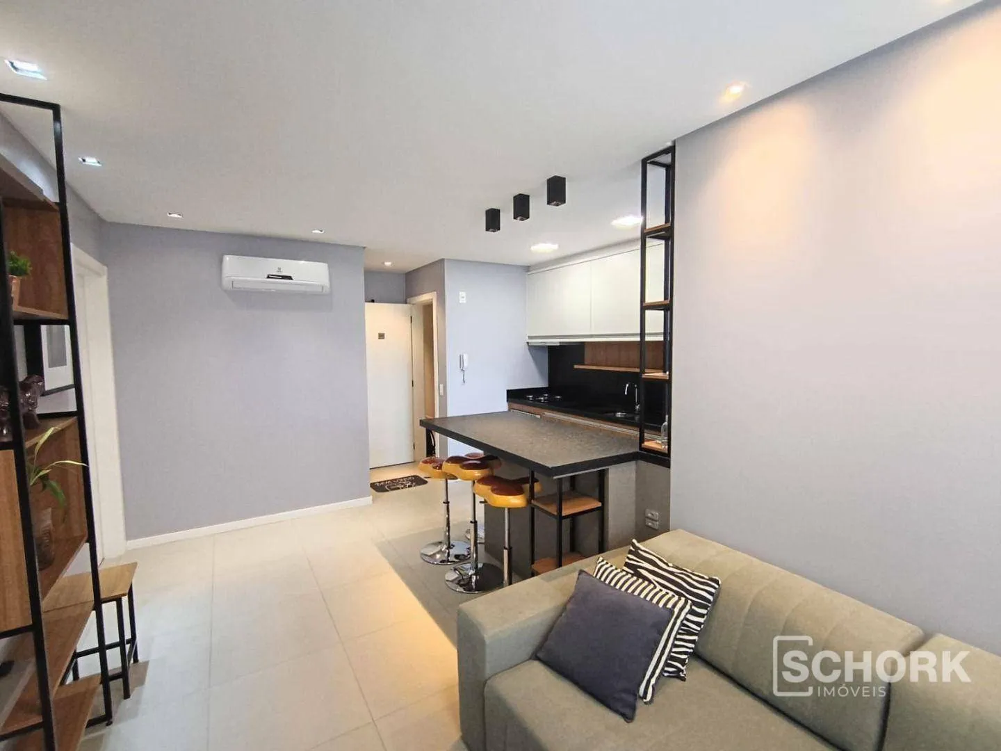 Apartamento com 1 dormitório para alugar, 45 m por R$ 3.250,93/mês - Velha - Blumenau/SC — foto 4