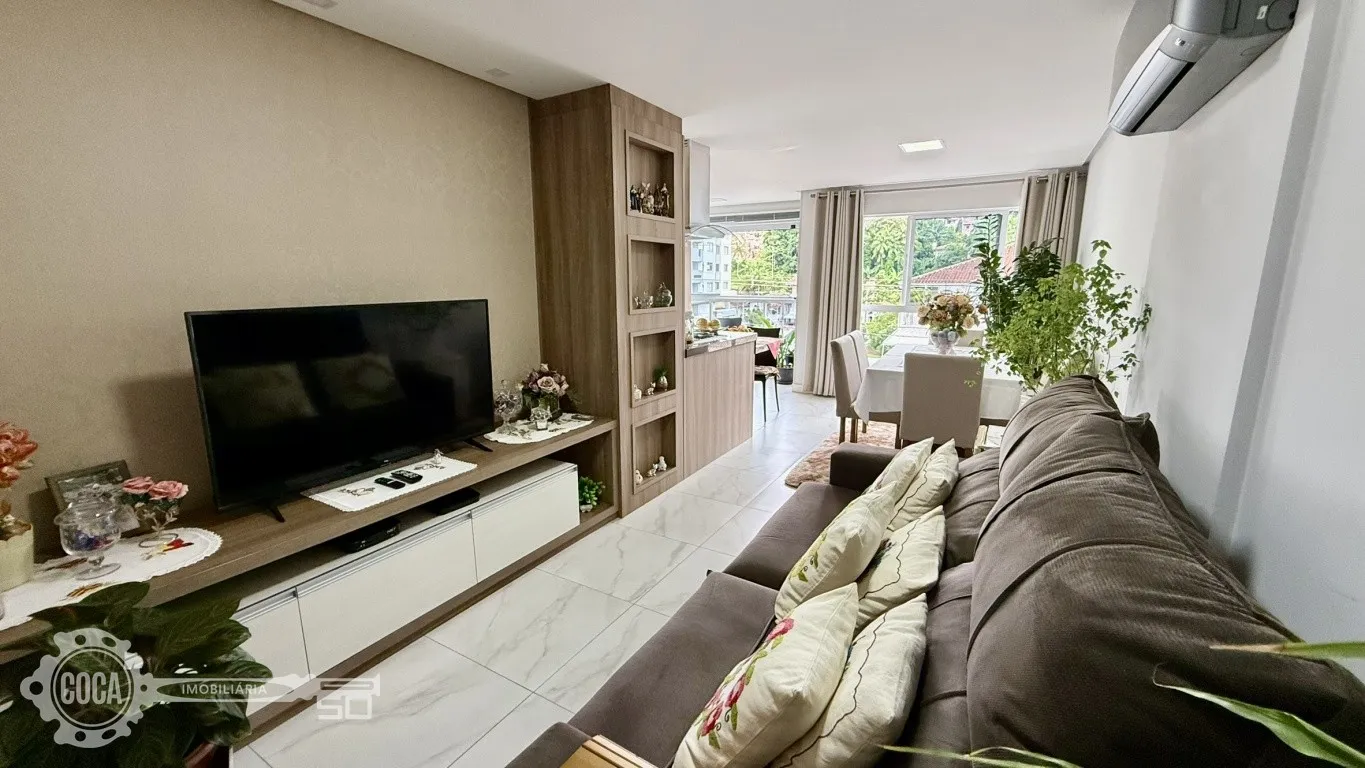 Apartamento em prédio com piscina aquecida | Bairro Vila Nova - Blumenau/SC | 2 Dormitórios (sendo 1 suíte) | Semi-mobiliado - foto 1