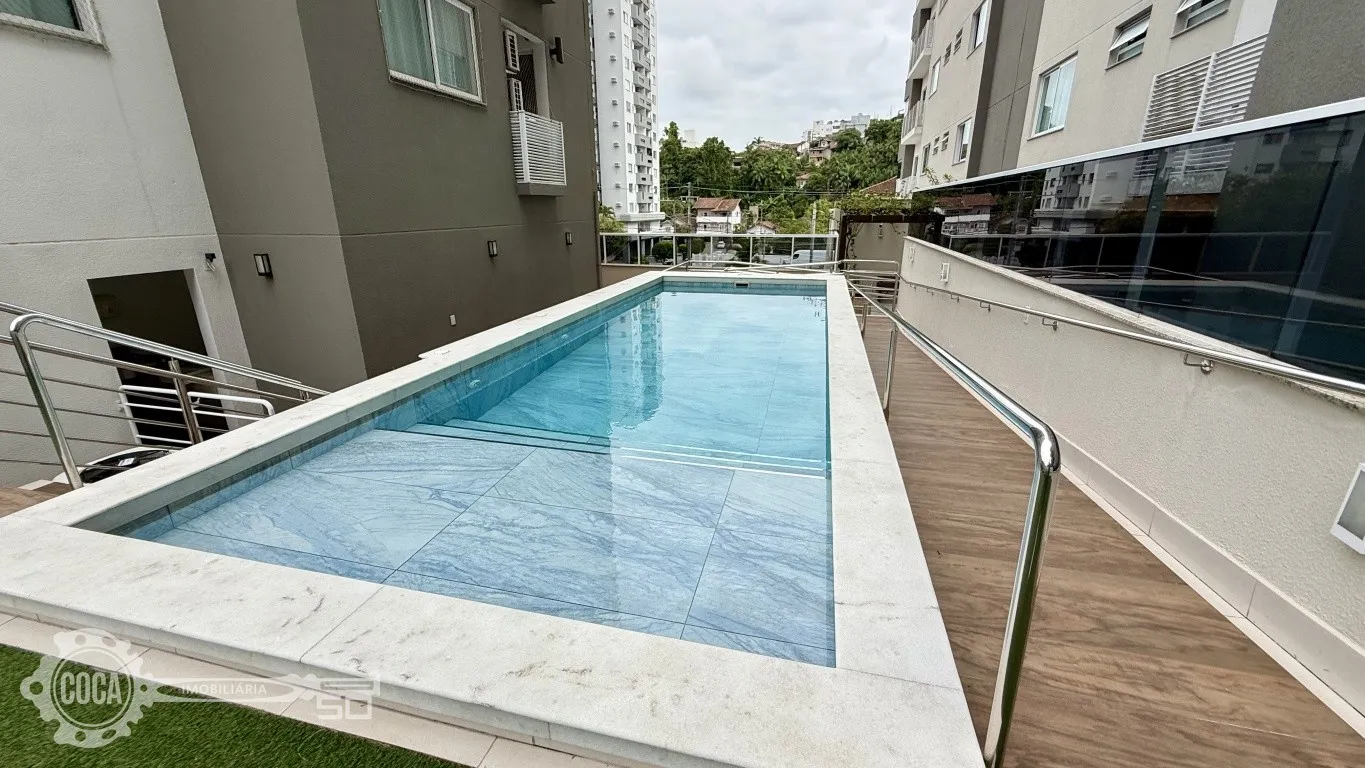 Apartamento em prédio com piscina aquecida | Bairro Vila Nova - Blumenau/SC | 2 Dormitórios (sendo 1 suíte) | Semi-mobiliado — foto 2