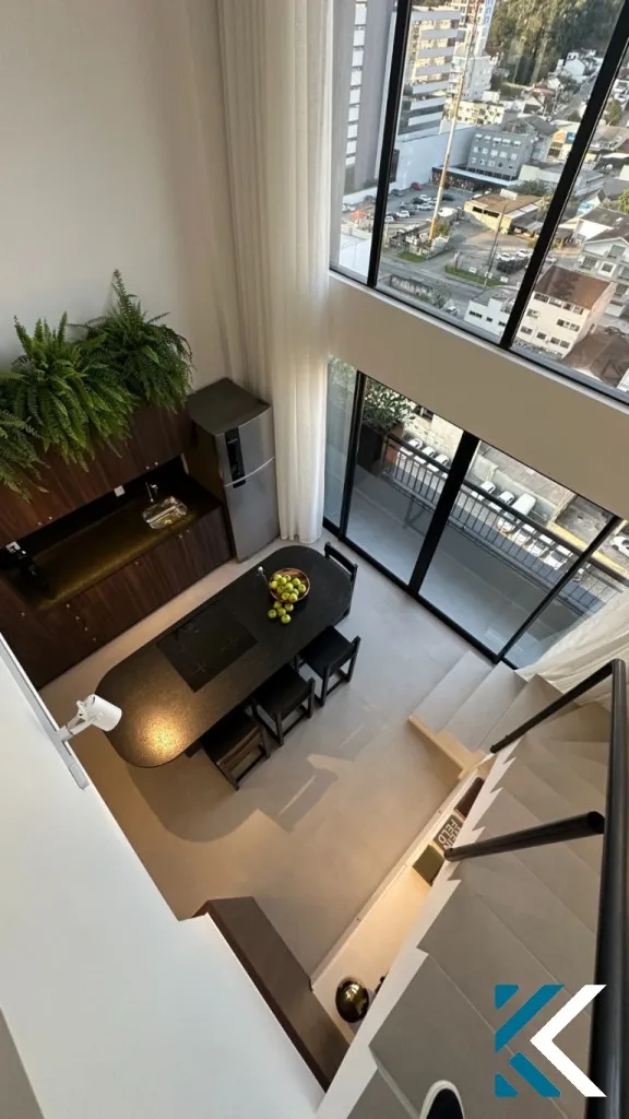 Loft Dulplex totalmente mobiliado, climatizado e decorado para Locação - Nomad | Vila Nova - Blumenau — foto 2