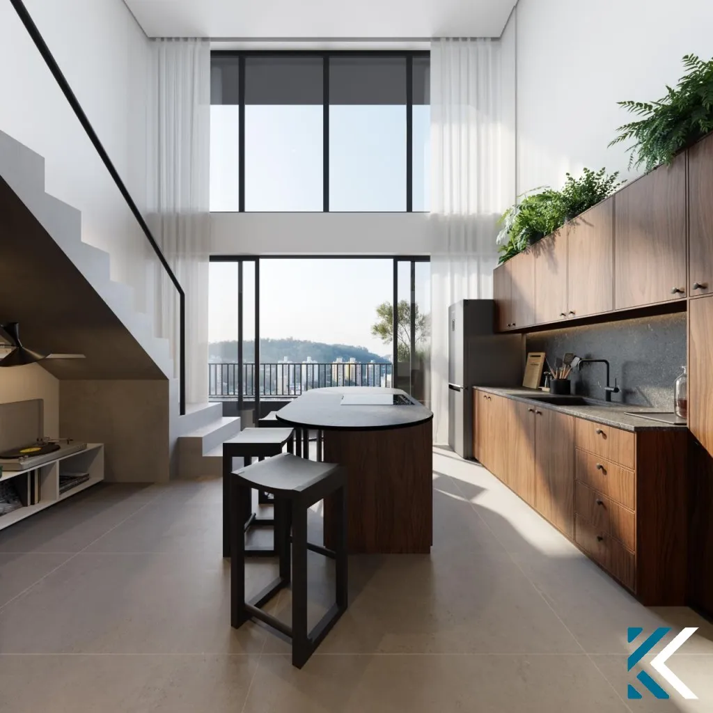 Loft Dulplex totalmente mobiliado, climatizado e decorado para Locação - Nomad | Vila Nova - Blumenau — foto 3