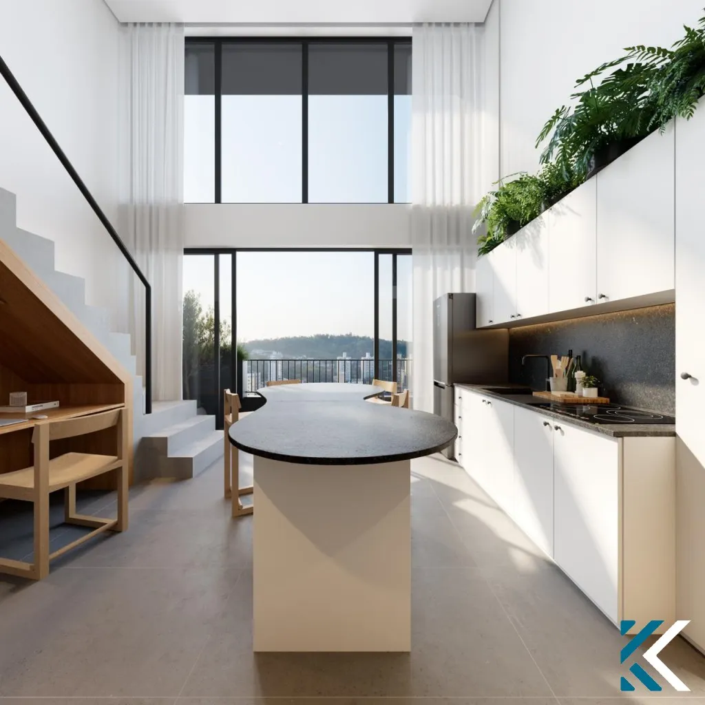 Loft Dulplex totalmente mobiliado, climatizado e decorado para Locação - Nomad | Vila Nova - Blumenau — foto 5