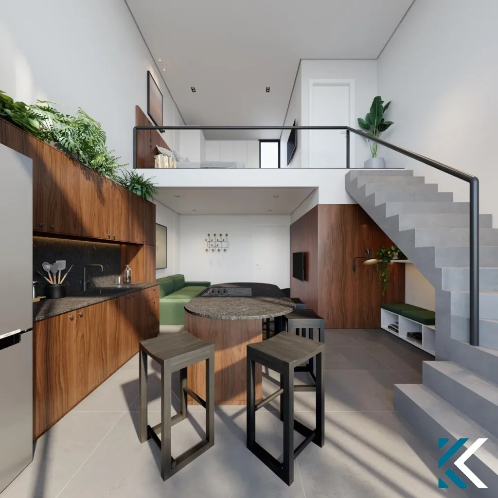 Loft Dulplex totalmente mobiliado, climatizado e decorado para Locação - Nomad | Vila Nova - Blumenau — foto 6