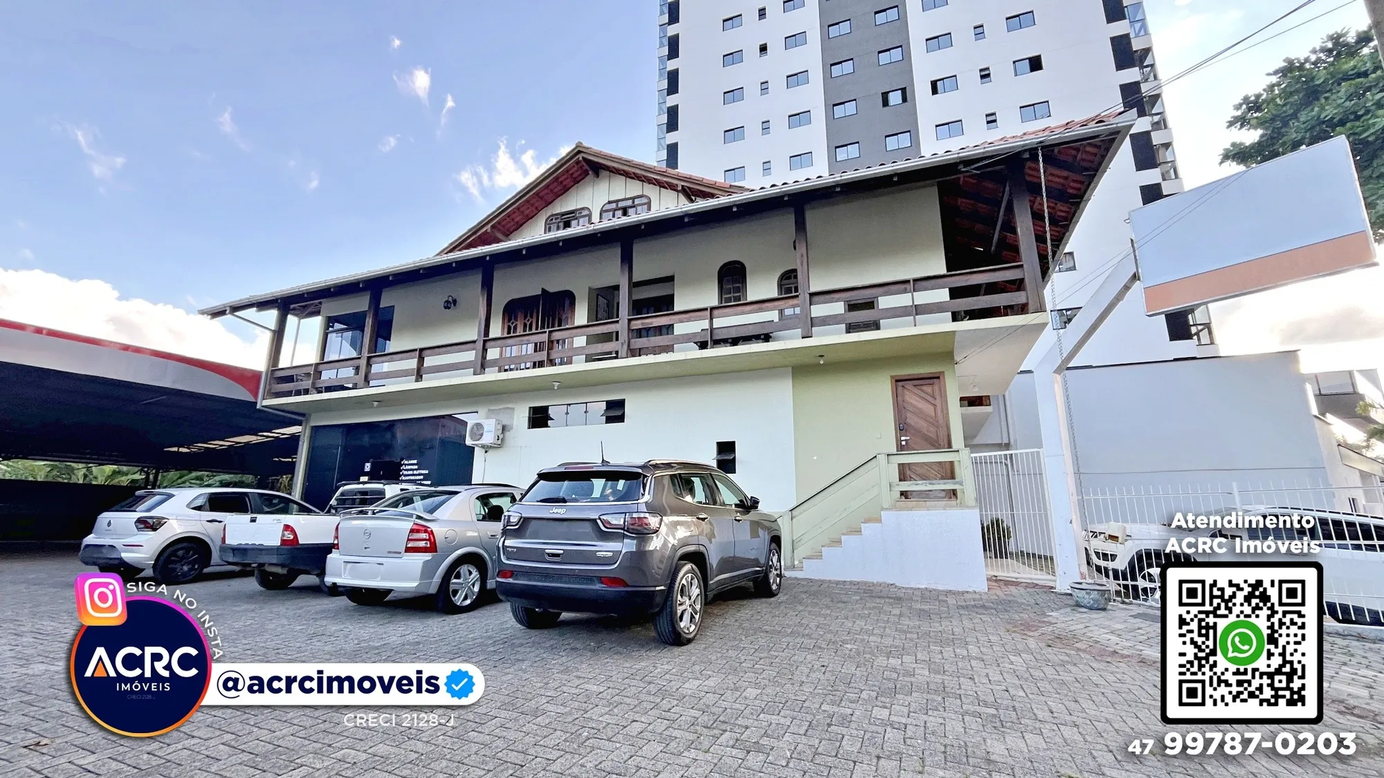 ACRC Imóveis - CA03726 - Casa para Locação no Bairro Vila Nova em Blumenau - foto 1